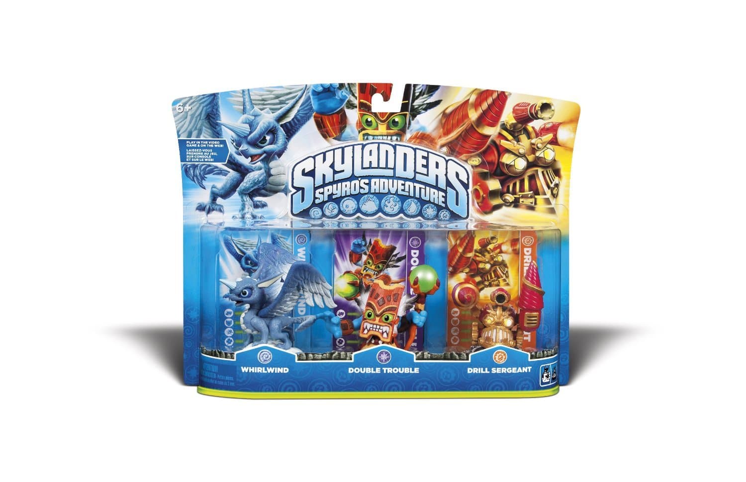 Skylanders Spyro's Adventure Triple Pack: WhirlWind/Double Trouble/Drill Sergeant