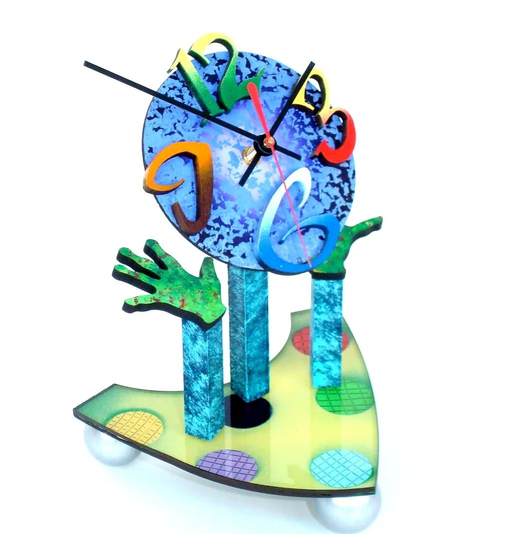 David Scherer Desk 6" Hand Crafted Table Clock