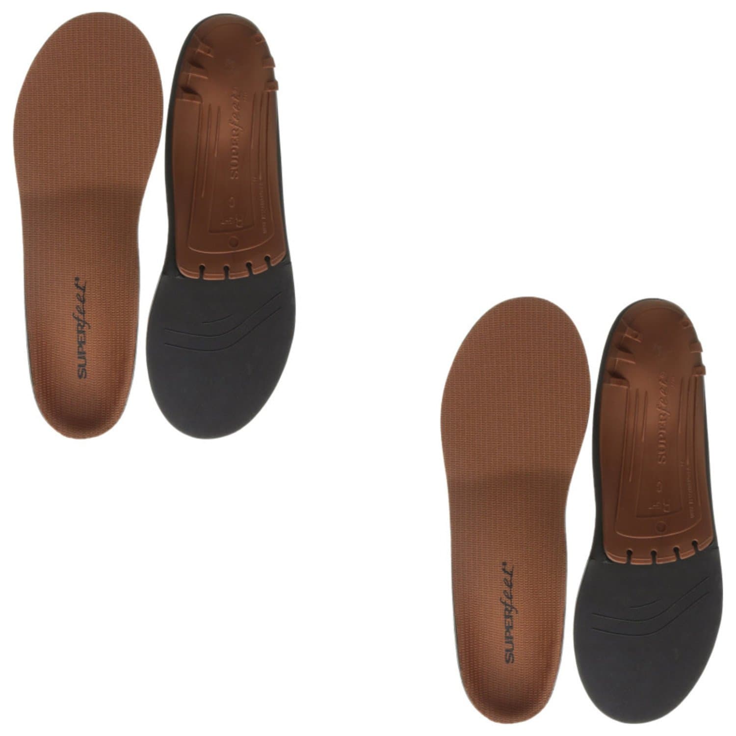 Superfeet Insoles - Copper DMP Size E (9.5-11M / 10.5-12W) - 2 Pack