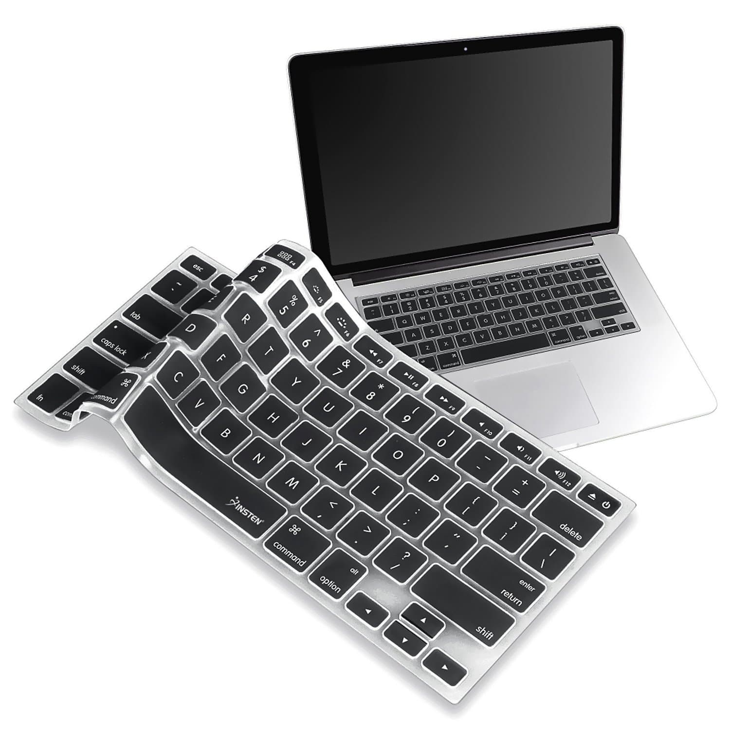 IVEA electronic Silicone skin cover protector for Apple, Power Mac Wireless Bluetooth keyboard - Black