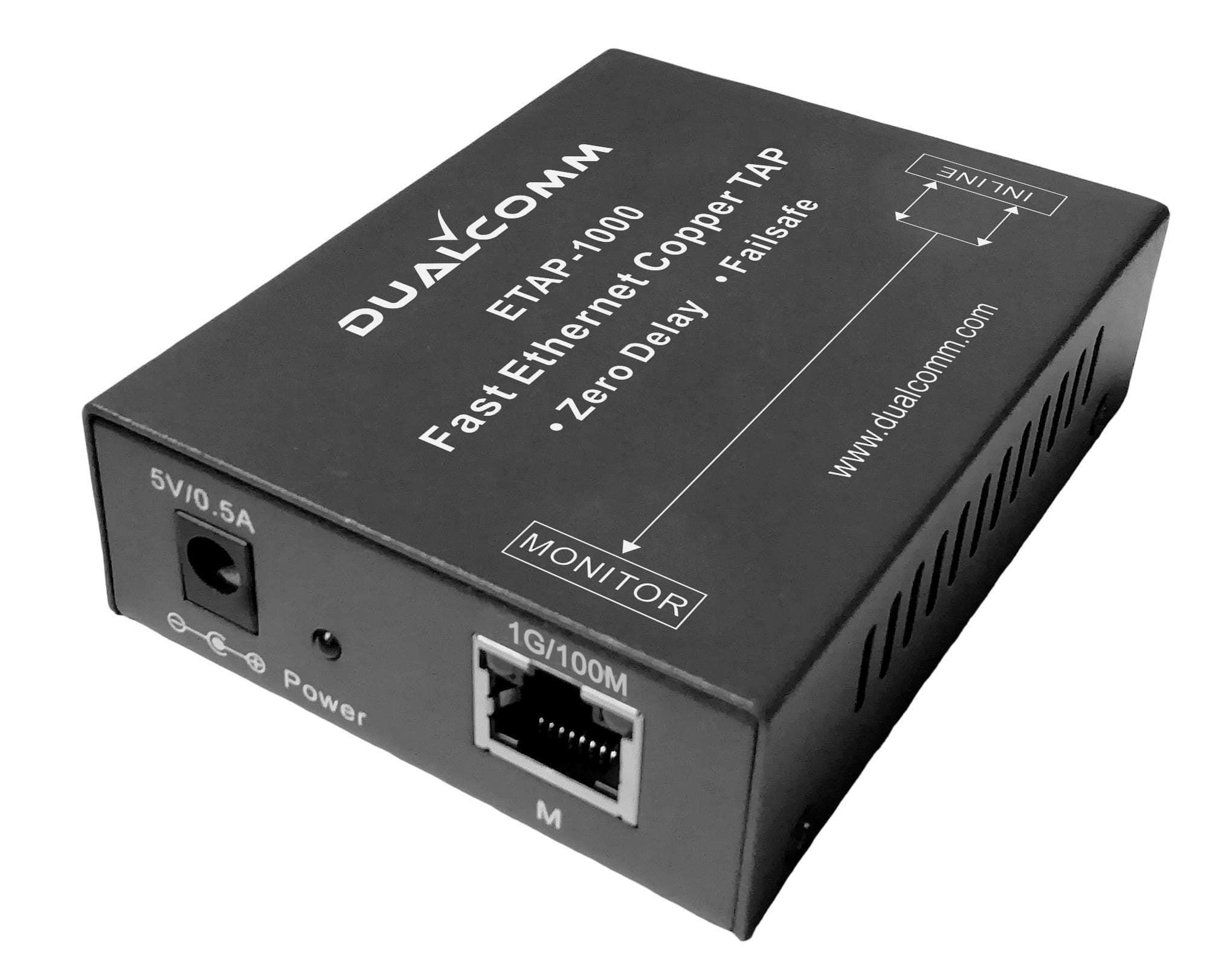 Dualcomm ETAP-1000 Zero-Delay Fast Ethernet Copper Tap