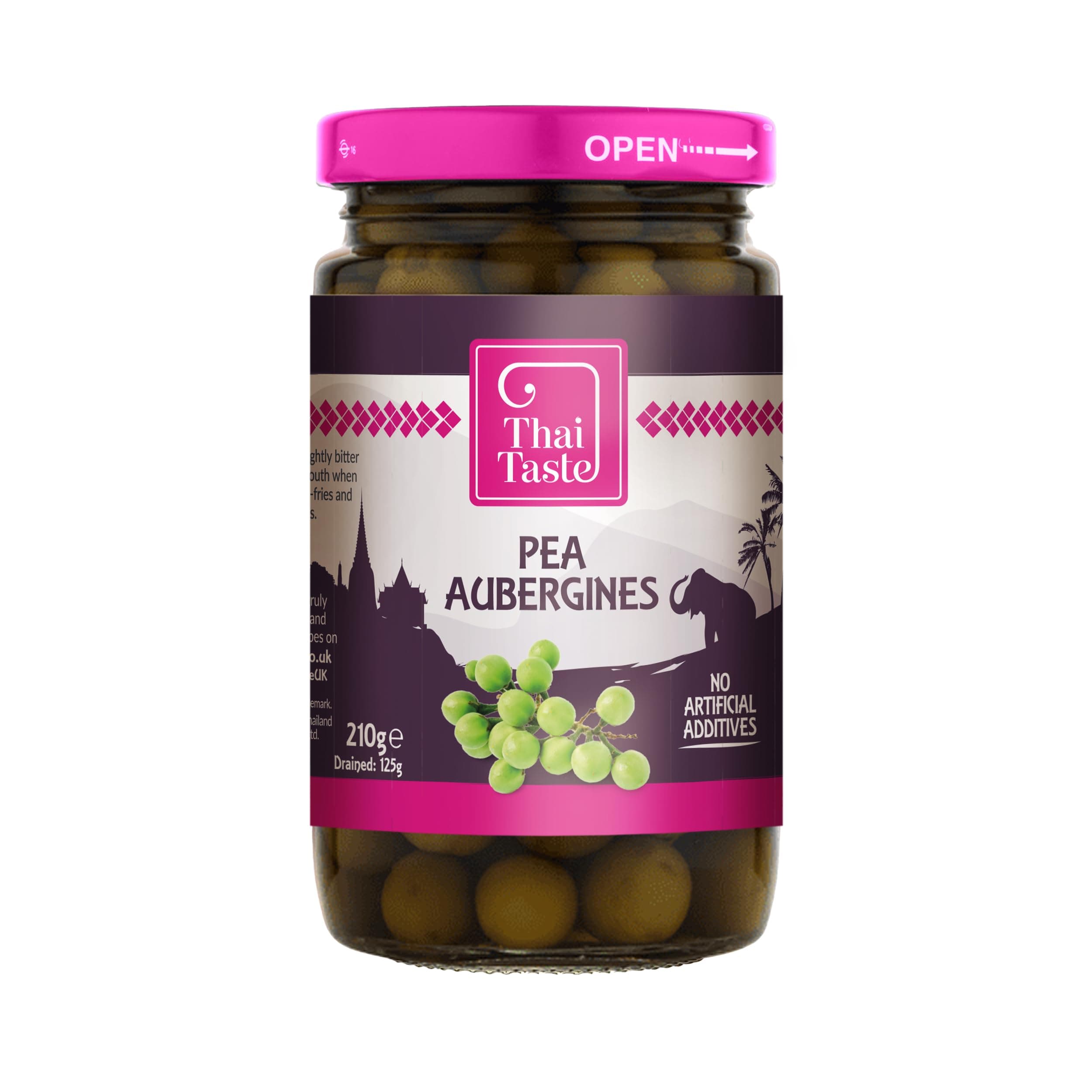 Pea Aubergines 210g