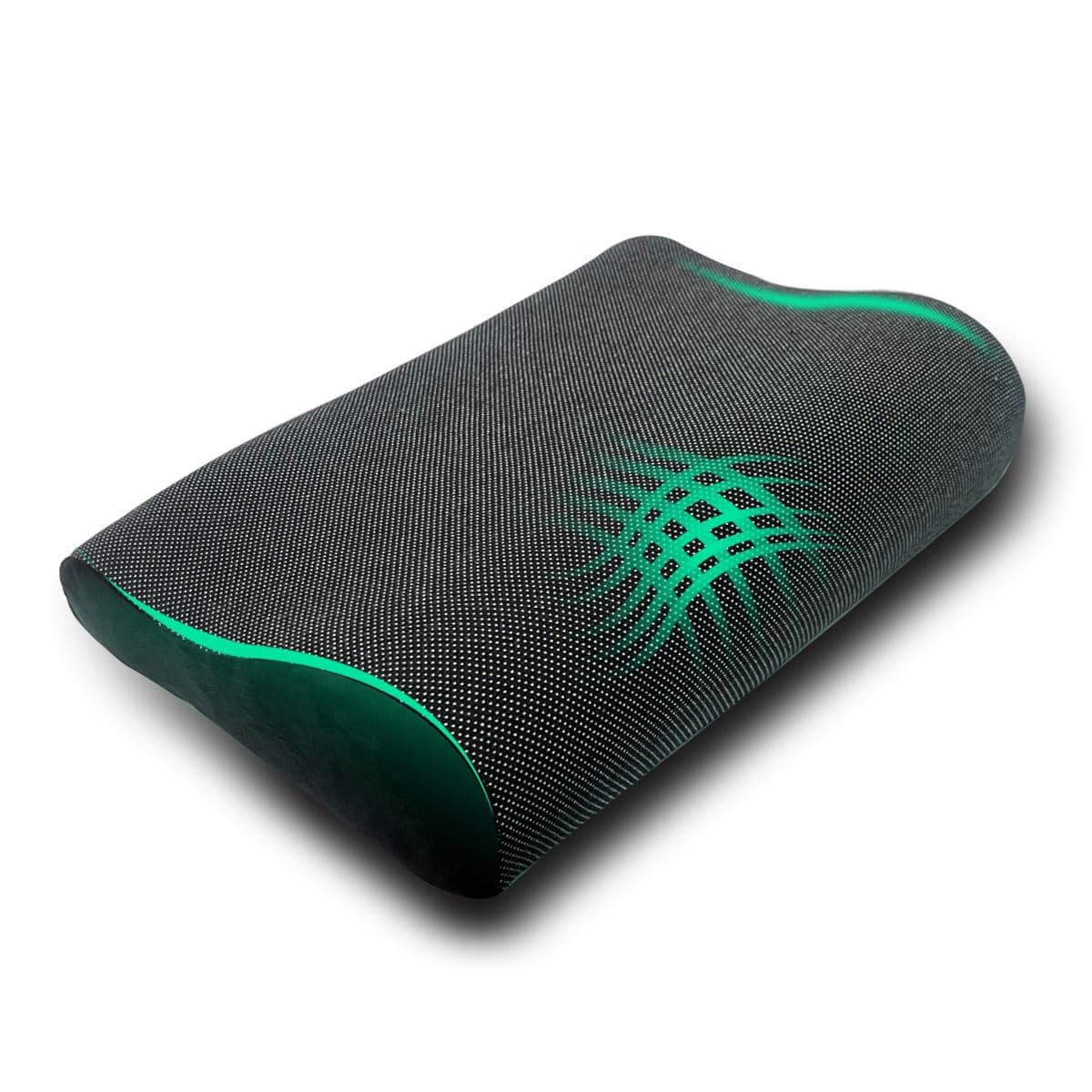 Trajectory Bed Pillow with ADVANCEDX Memory Foam & GRIDMATRIX Fabric | Cervical Orthopedic Pillow for Neck & Shoulder Pain Relief, Skin & Hair Protection | Elegant Butterfly Design for Men & Women