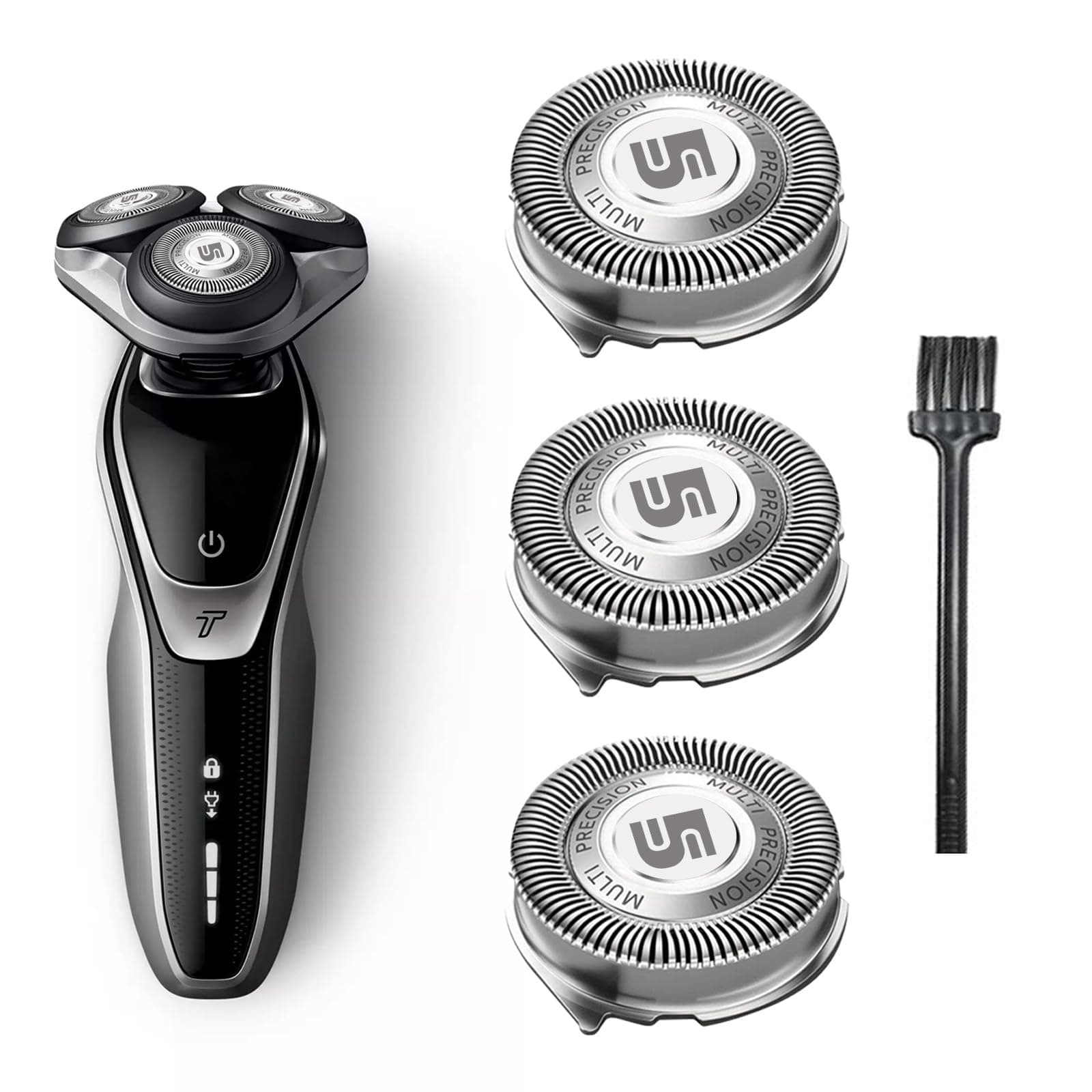 Replacement Heads Compatible with Philips Norelco 5000 Series, SH50 Replacement Blades for Philips Norelco SH50 Shavers, HQ8 Head for Norelco 5000 Shaver