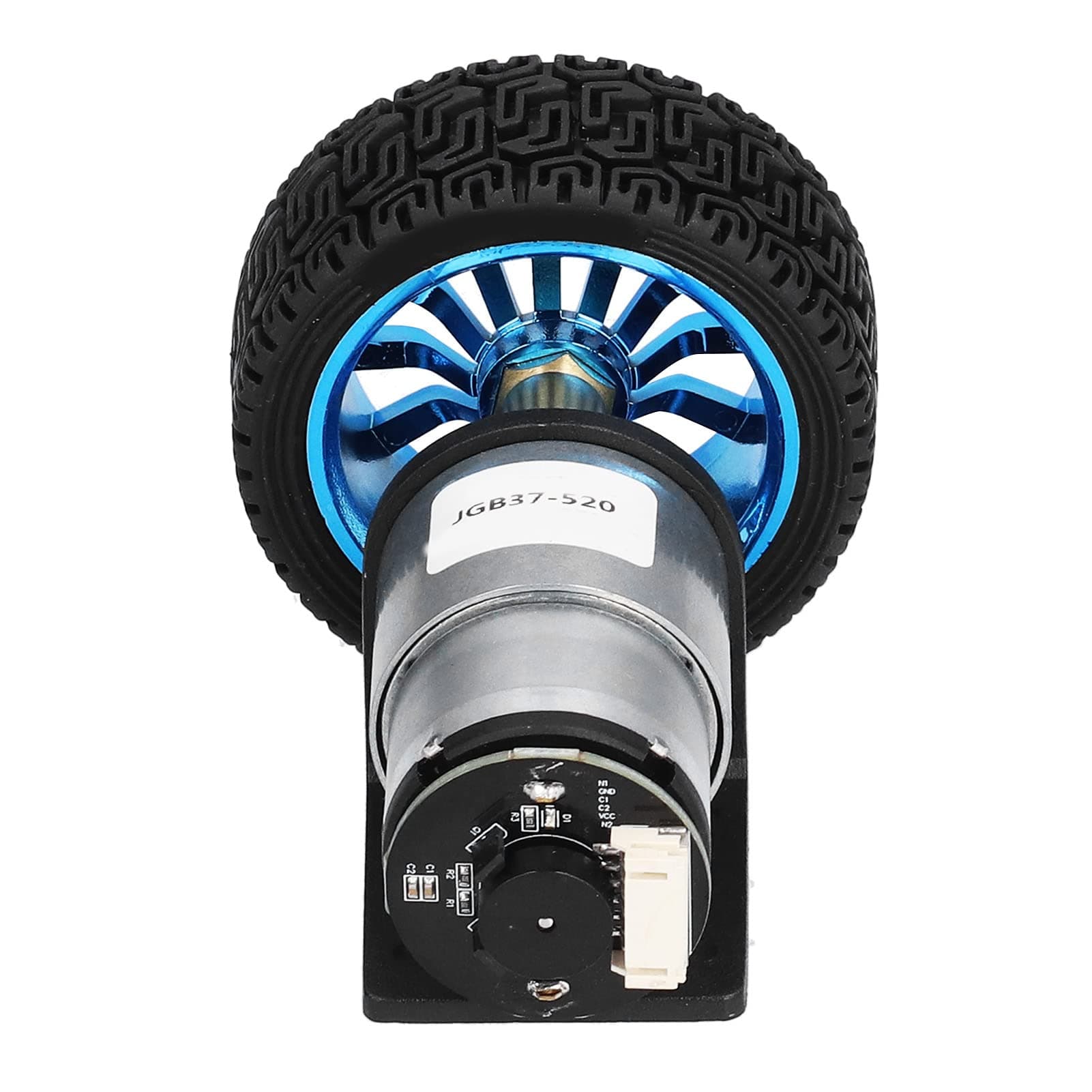 Dc Motor Wheel, Encoder Motor Set DC 12V Encoder Motor Small Motor Car Kit for Robot for Printer(1000RPM)