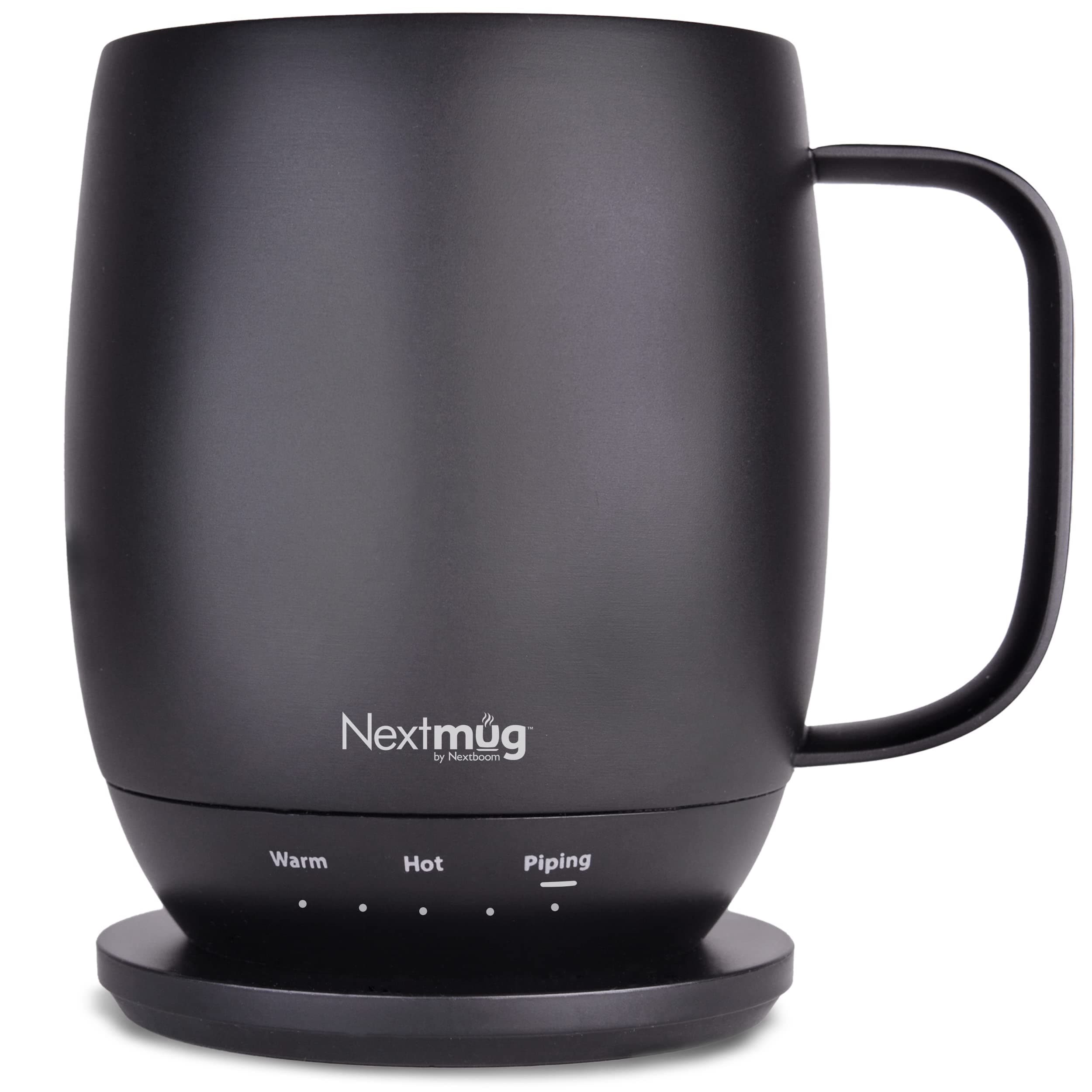 Temperature-Controlled, Self-Heating Coffee Mug (Black - 14 oz.)