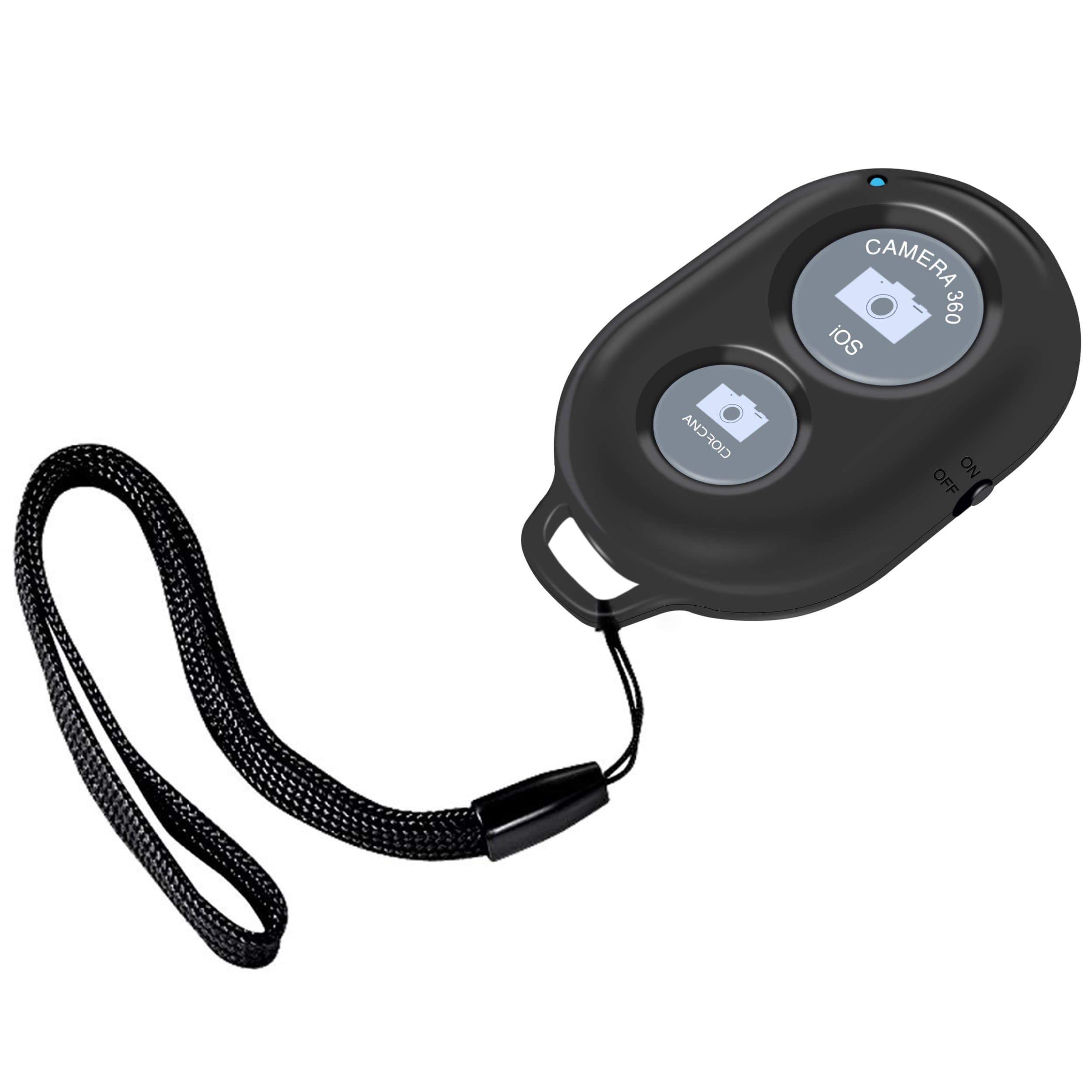 Ailun Remote Shutter Remote Camera Control for Any iOS Android Smartphone for iPhone 14/14 Pro/14 Plus/14 Pro Max/13/12/11/7/7 Plus iPad Air Mini Black Battery Not Included