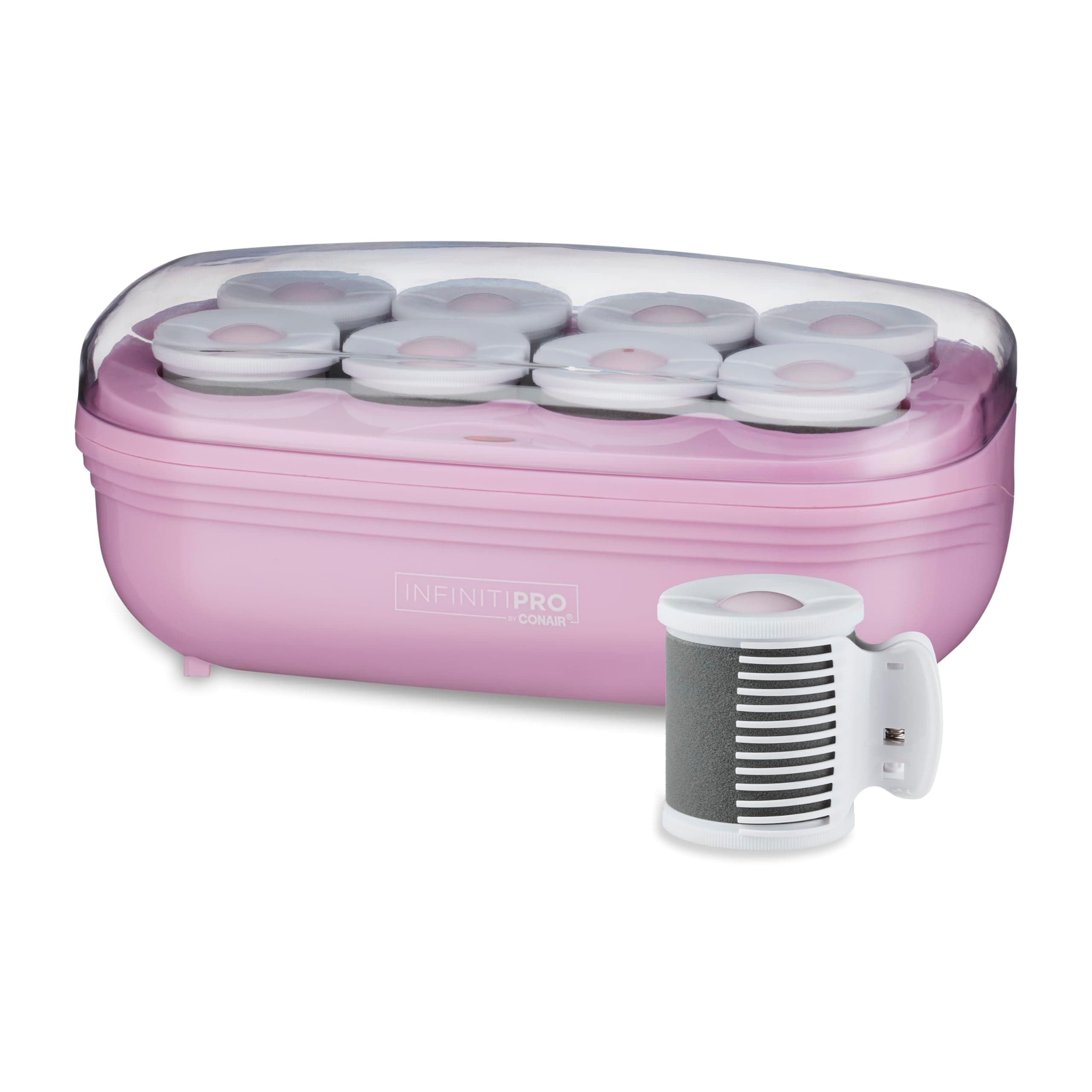 Conair Ceramic 2-inch Hot Rollers, Two-Prong Clips Included, Create Mega Volume and Smooth Waves