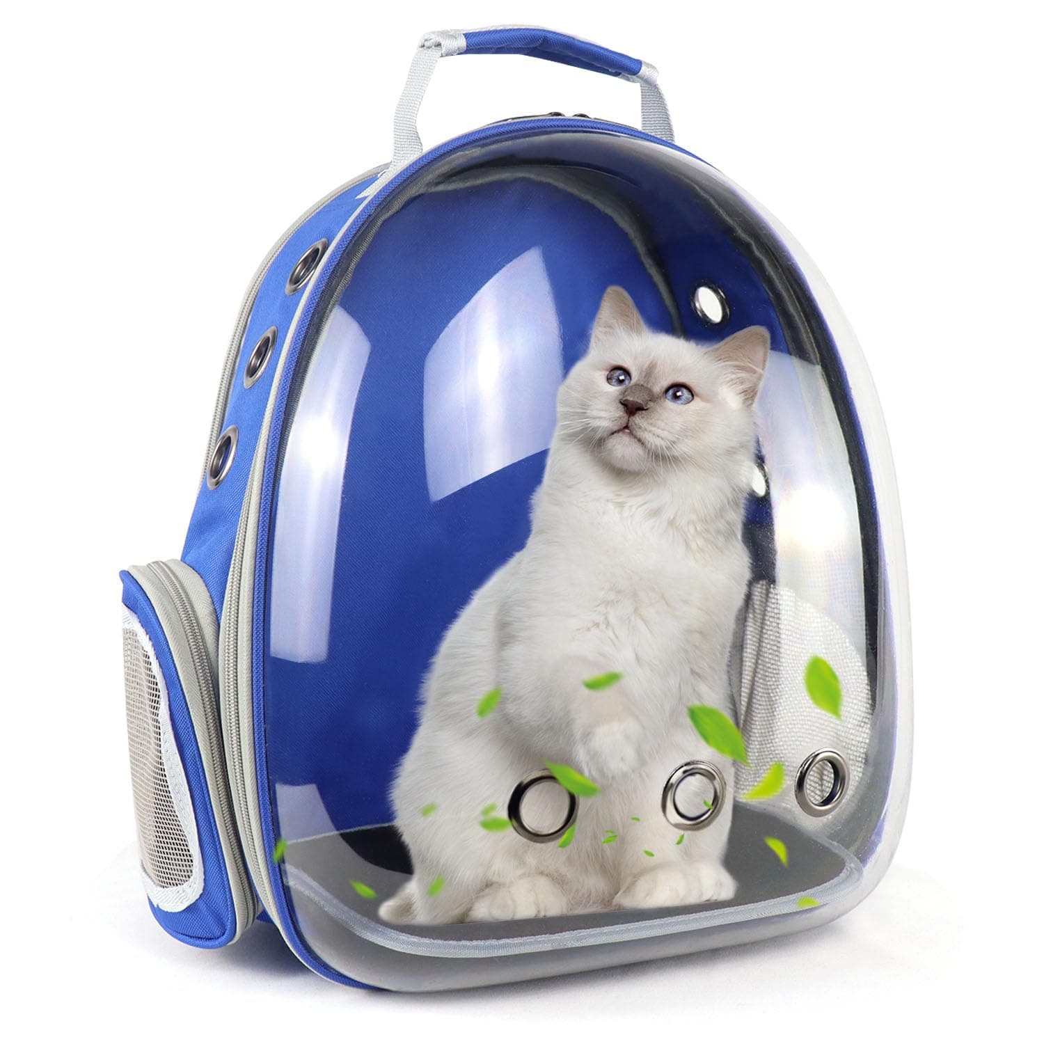 Cat Backpack Carrier,Expandable Pet Bubble Backpack Airline Approved, Pet Travel Carrying Bag for Small Medium Cats and Puppy with Hiking Walking Outdoor Use