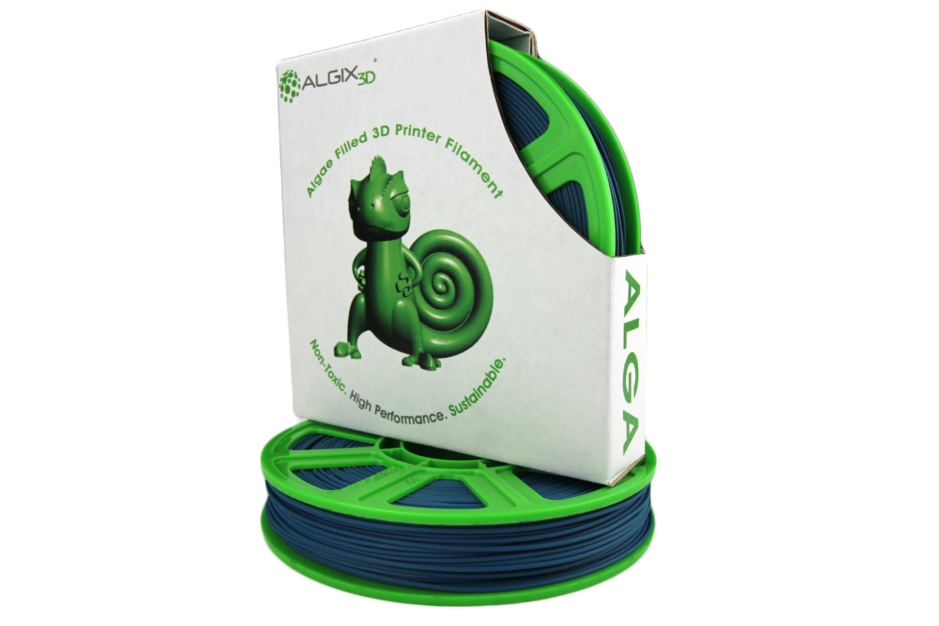 3D Printlife Alga 1.75mm, 375g Blue Algix 3D Printer Filament, Dimensional Accuracy < +/- 0.05 mm, Blue