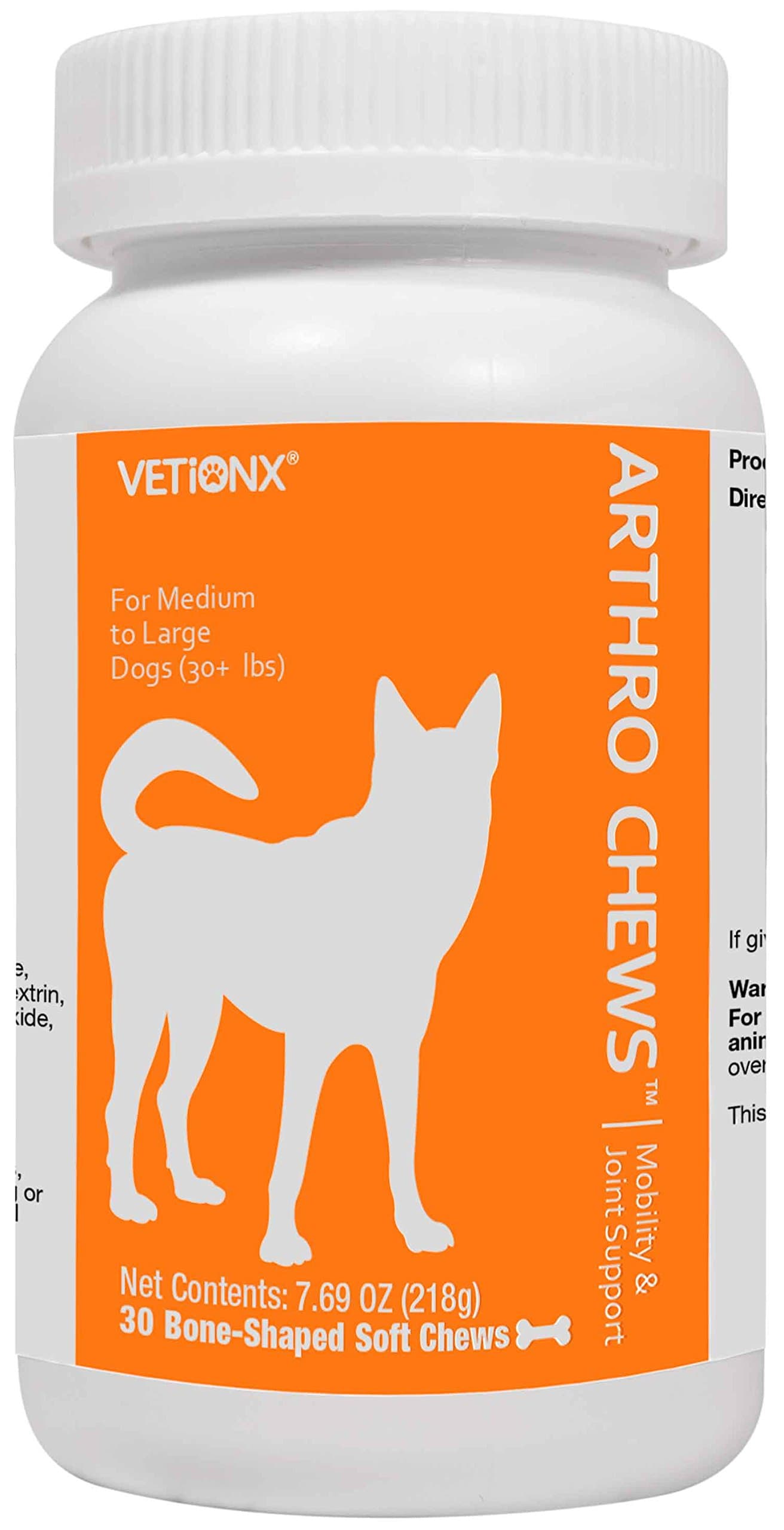VETiONX Arthro Chews for Dogs - Mobility & Joint Support for Medium to Large Dogs