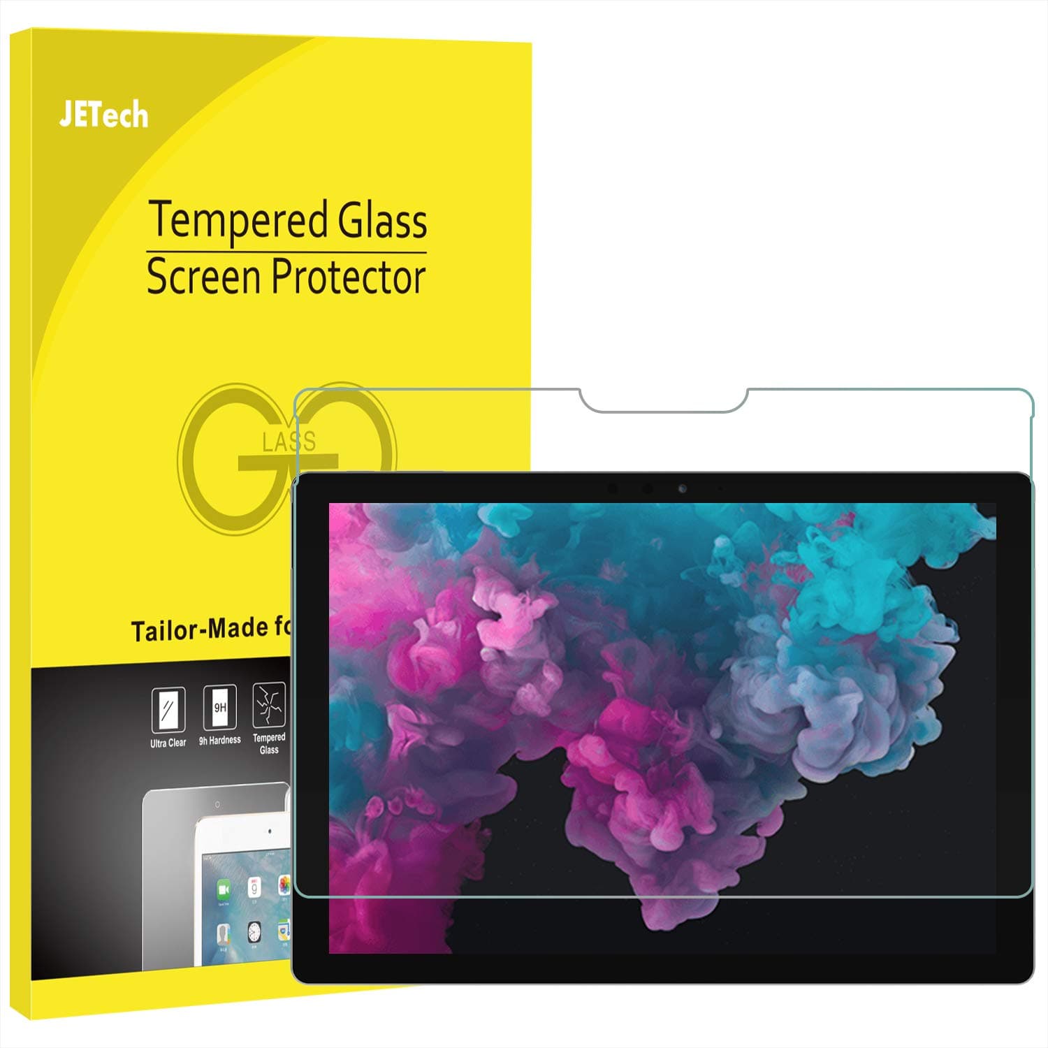 - JETech Screen Protector for Microsoft Surface Pro 6/5/4, Tempered Glass Film