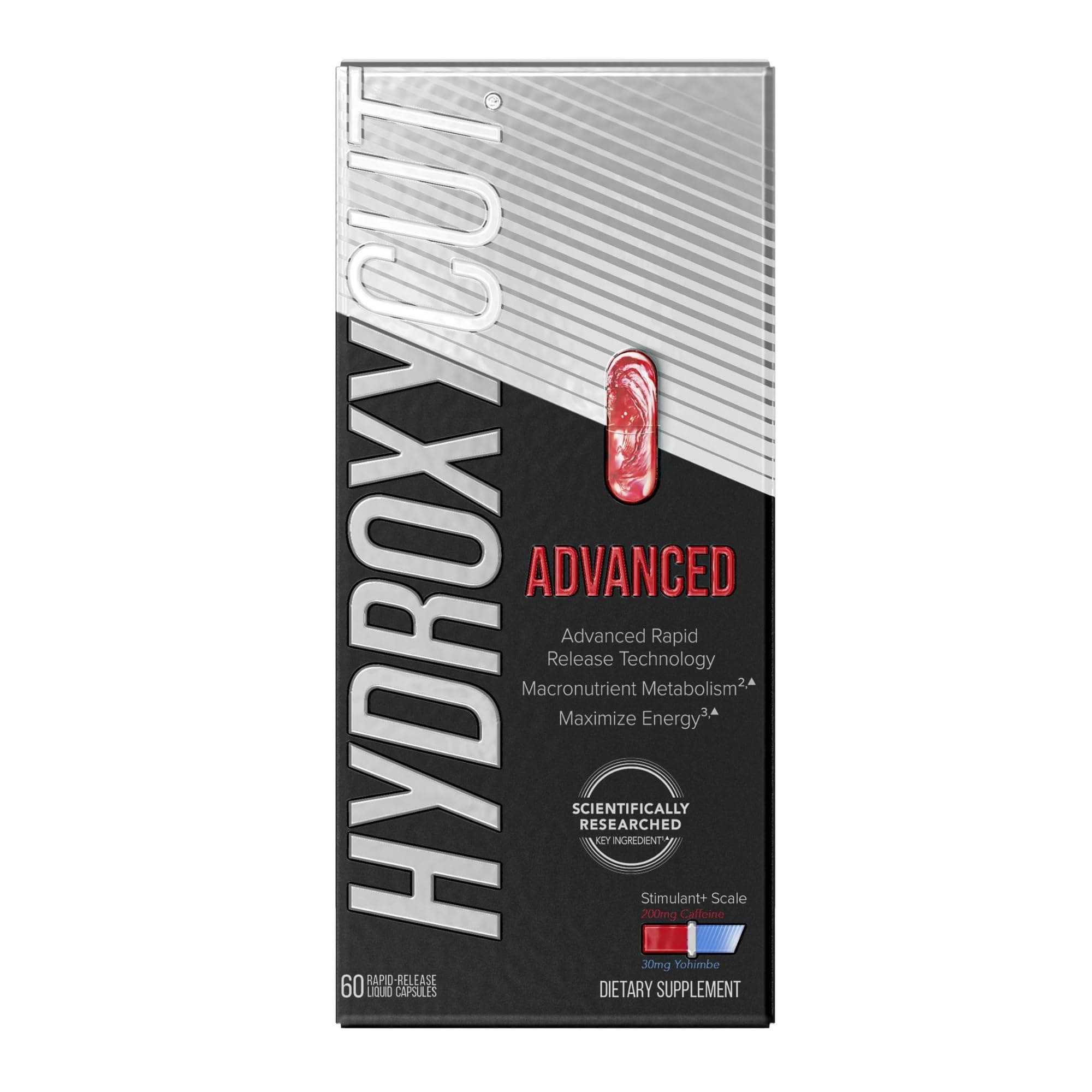 Advanced - 60 Rapid-Release Liquid Capsules - Thermogenic Calorie Burn, Maximize Energy - for Women & Men