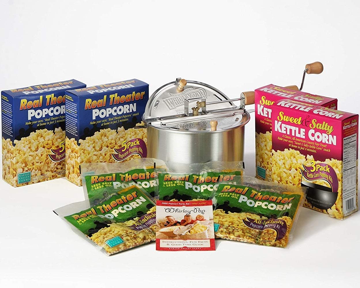 Whirley-Pop Stovetop + 20 Popcorn Kits