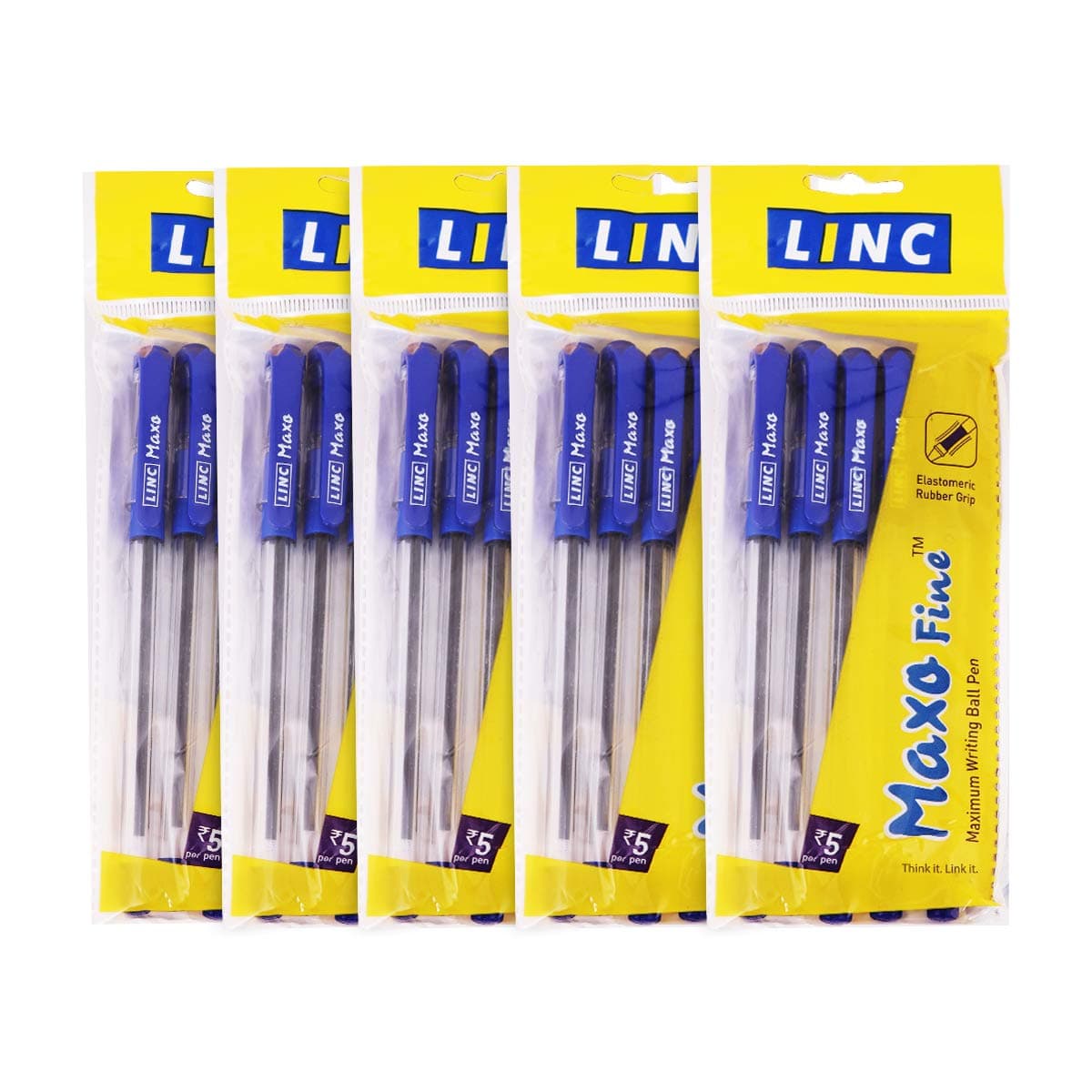 Maxo Fine Ball Pen, Blue, 25 pcs