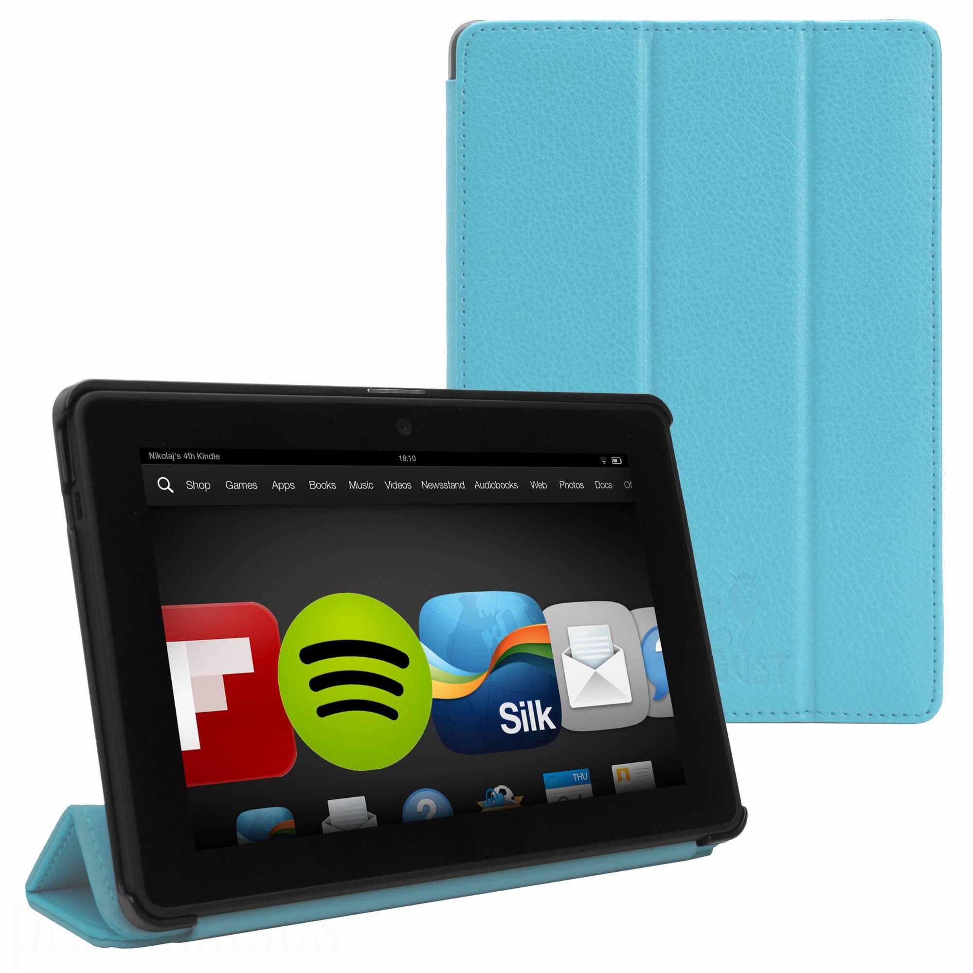 Kindle Fire HDX 7" Smart Case Cover - BLUE
