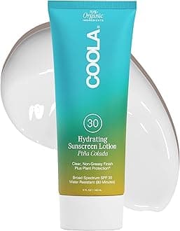 Organic Sunscreen SPF 30 Sunblock Body Lotion, Dermatologist Tested Skin Care For Daily Protection, Vegan And Gluten Free, 5 Fl Oz