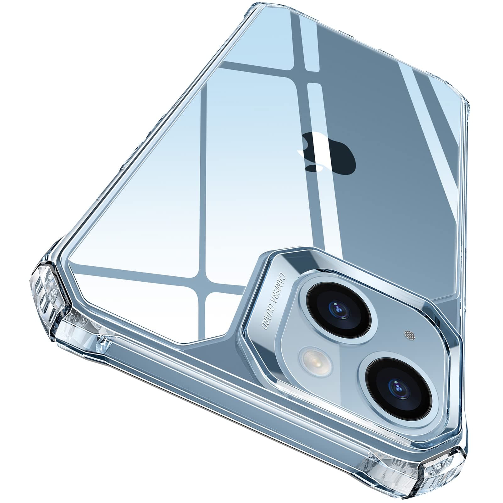 ESR for iPhone 13 Case, iPhone 14 Case, Military-Grade Drop Protection, Shock-Absorbing Corners, Yellowing Resistant, Scratch Resistant, Air Armor Clear Phone Cover for iPhone 13/14, Clear