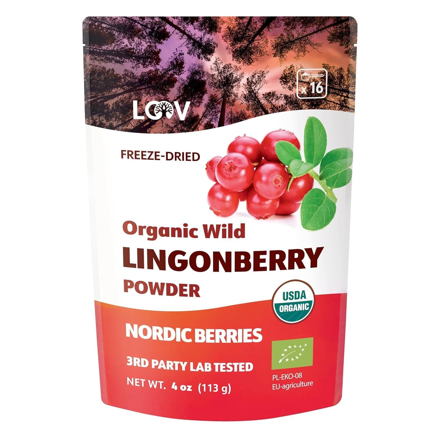 Lingonberry Powder 113g/4oz
