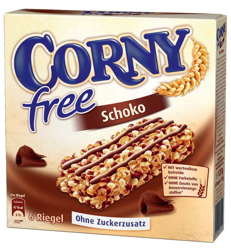 Corny Sugar Free Chocolate Muesli Bar