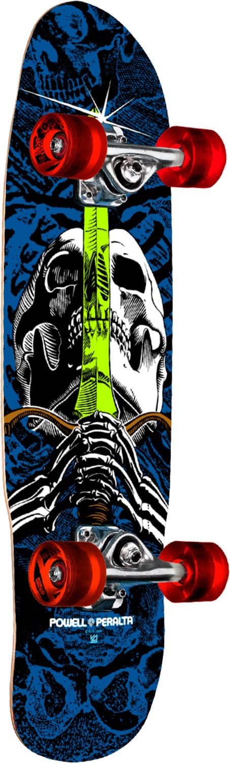 Powell-Peralta Mini Skull & Sword 07 Complete Skateboard, Black