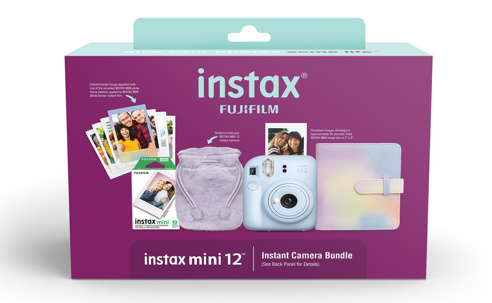 INSTAX Mini 12 Blue Holiday Bundle 2024
