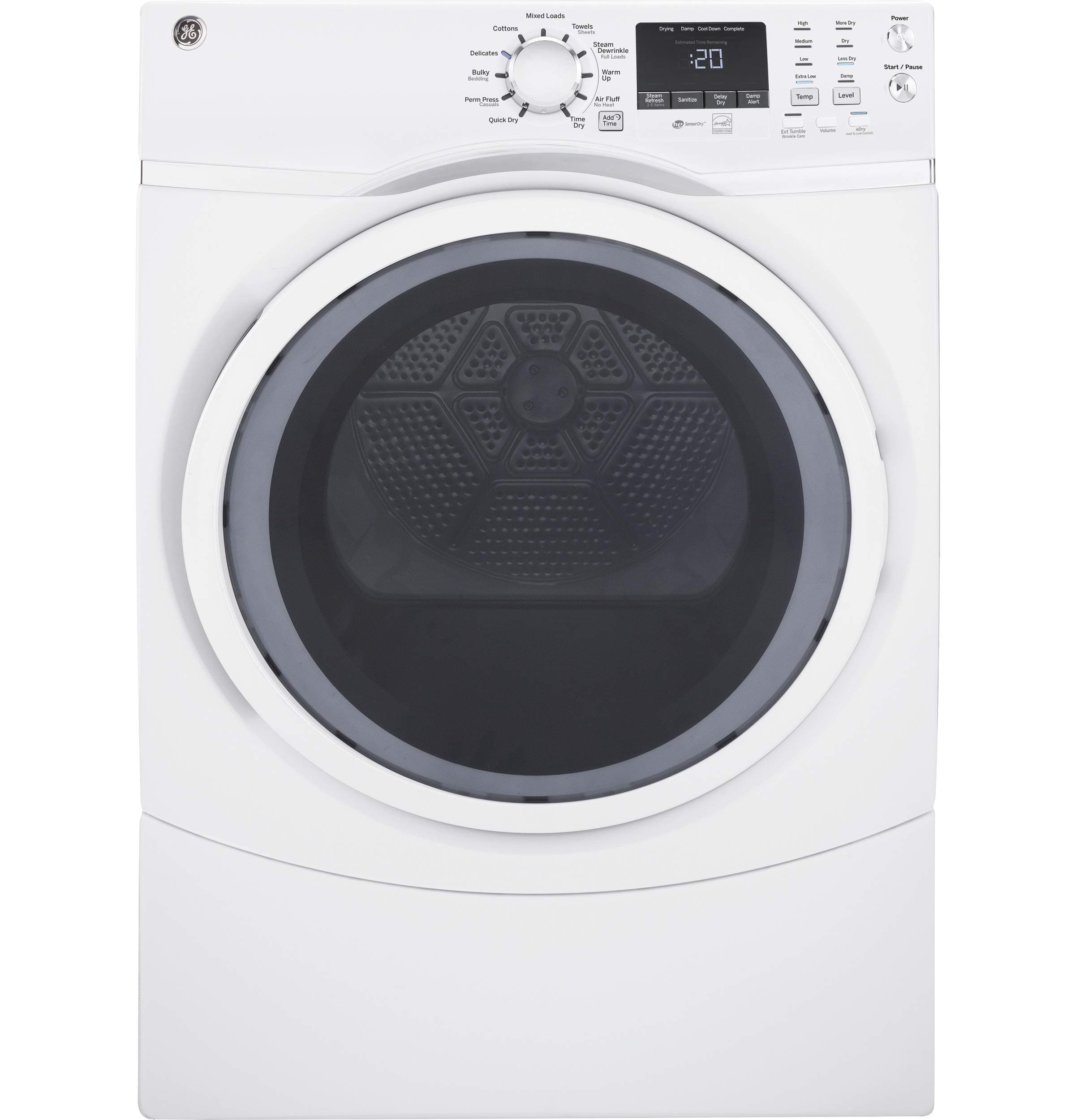GE APPLIANCES GFD45ESSMWW, White