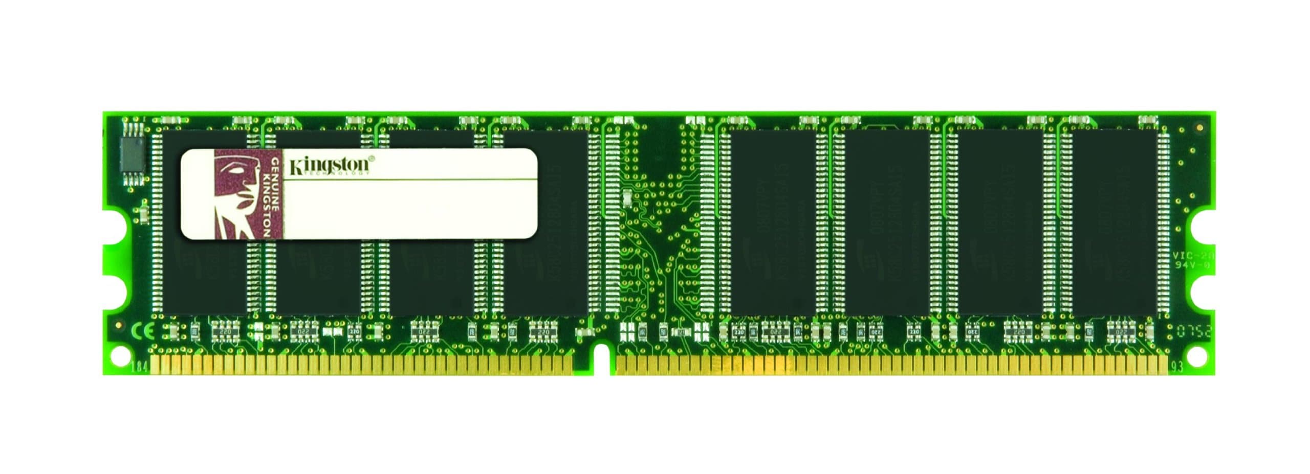 Kingston Technology ValueRAM 1 GB Desktop Memory Single (Not a kit) DDR 266 MHz (PC 2100) 184-Pin DDR SDRAM KVR266X72C25/1G