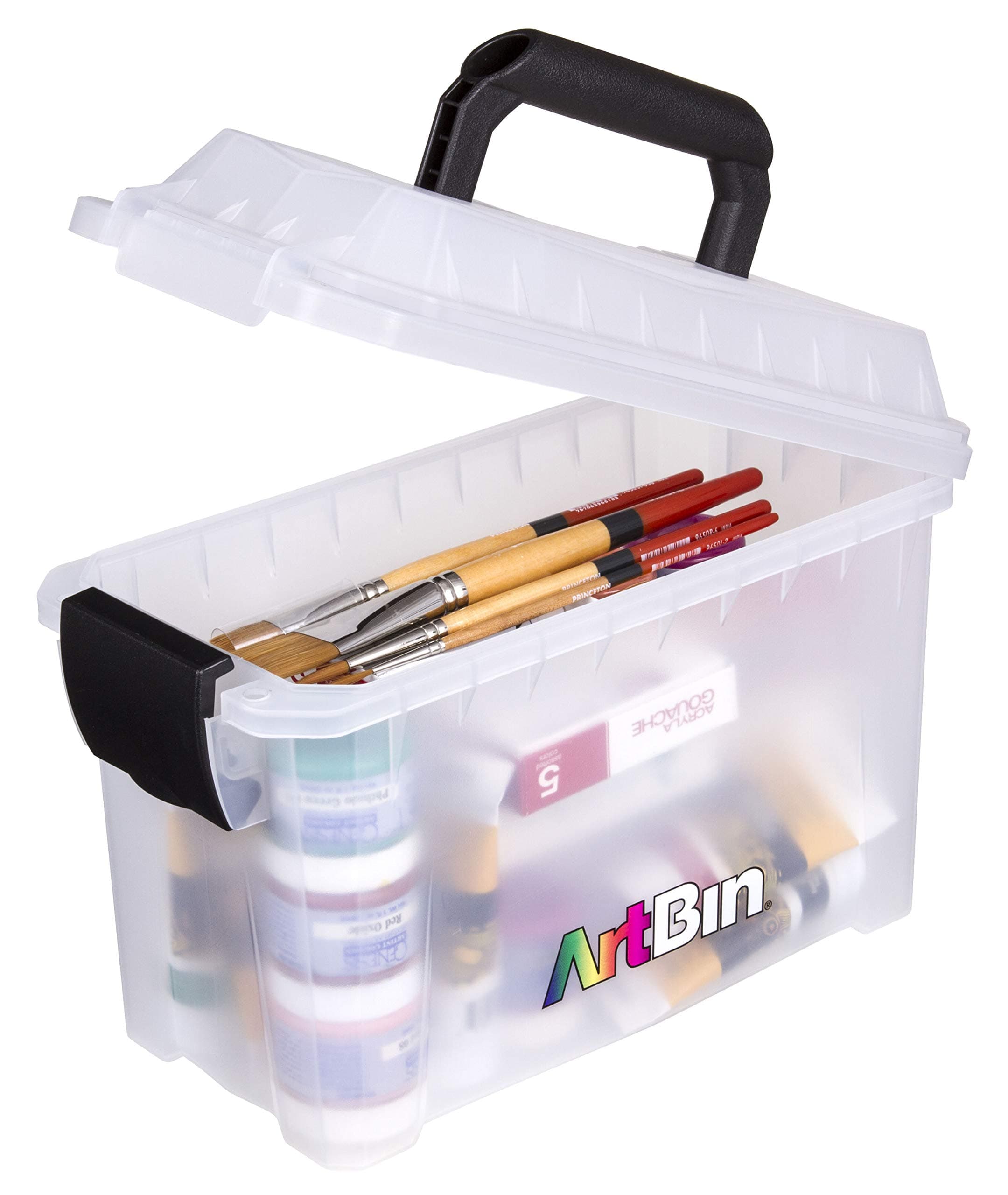 ArtBin Mini Sidekick - Transparent, Functional, Portable Arts and Crafts Storage Box - Clear