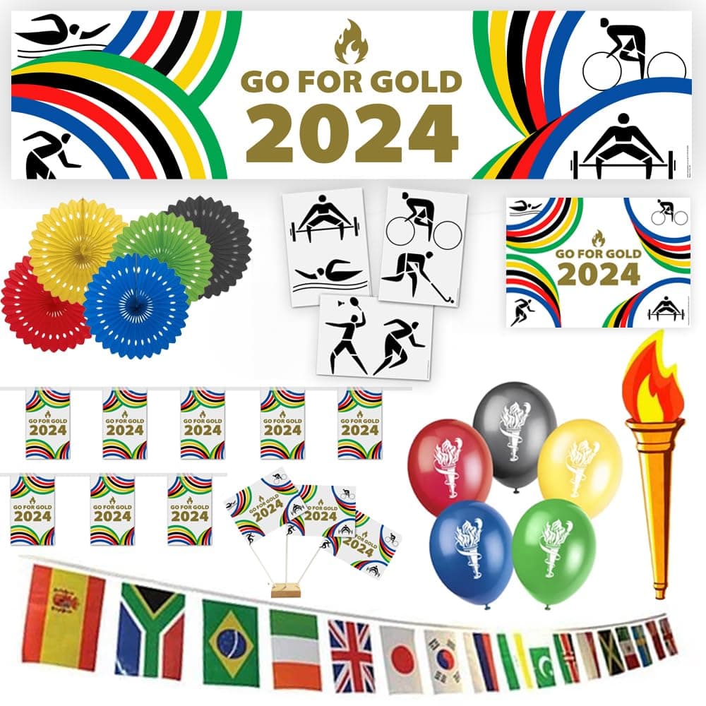 Summer World Games Athletics Decoration Pack