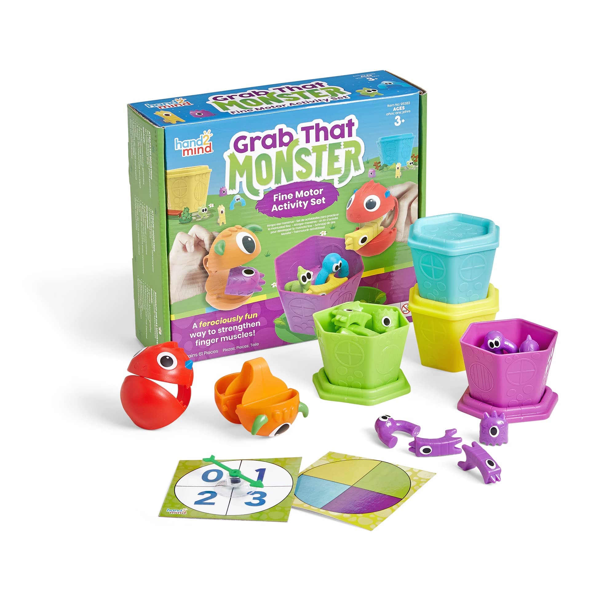 Learning Resources Fine Motor Skills Activity Set Grab the Monster Fine Motor Skills Learning Toy for Toddlers Activity Therapy Toys Preschool Learning Activities