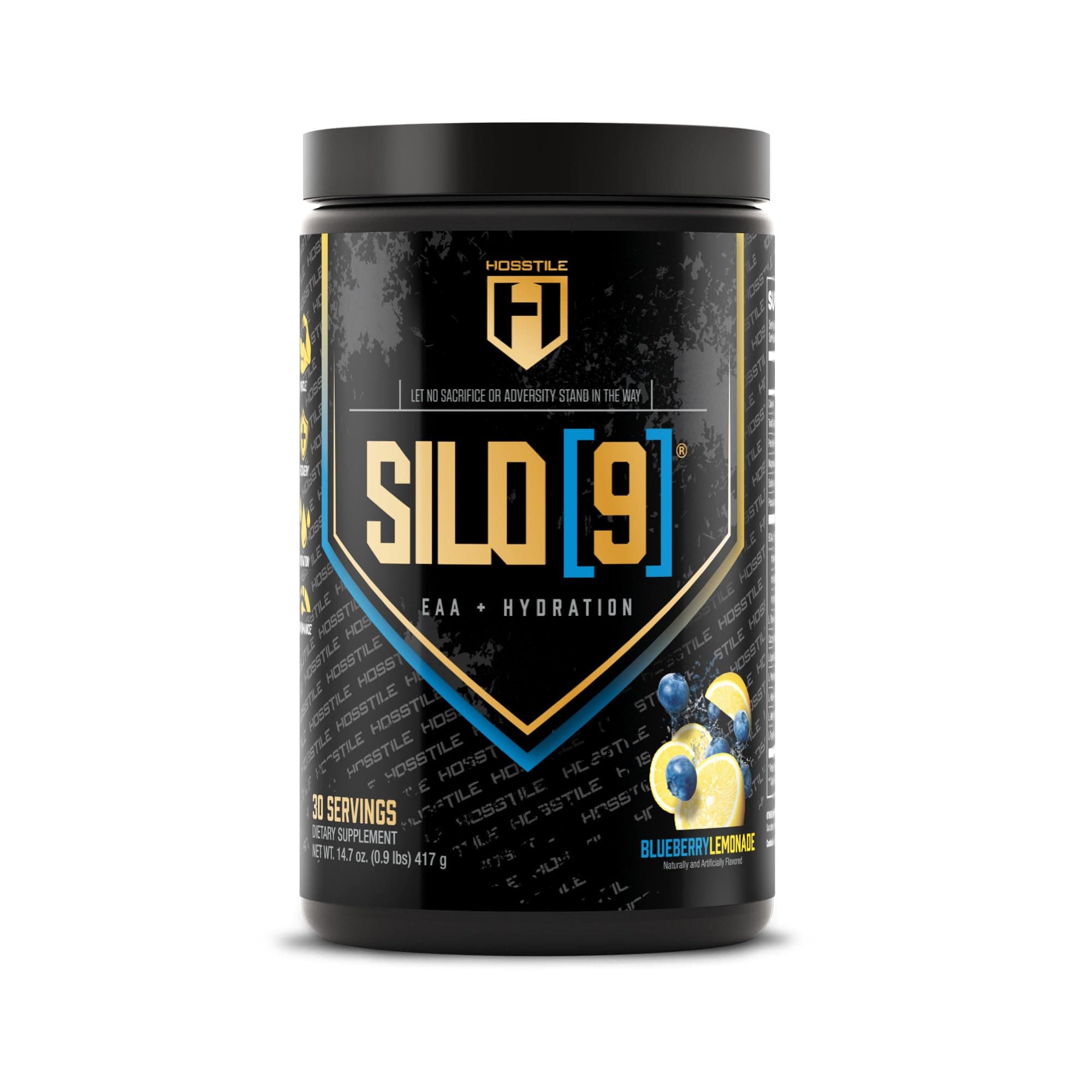 SILO[9] EAA + Hydration Powder – Essential Amino Acids with Electrolytes, EAA BCAA Intra Workout Powder & Post Workout Recovery, Blueberry Lemonade, 30 Servings