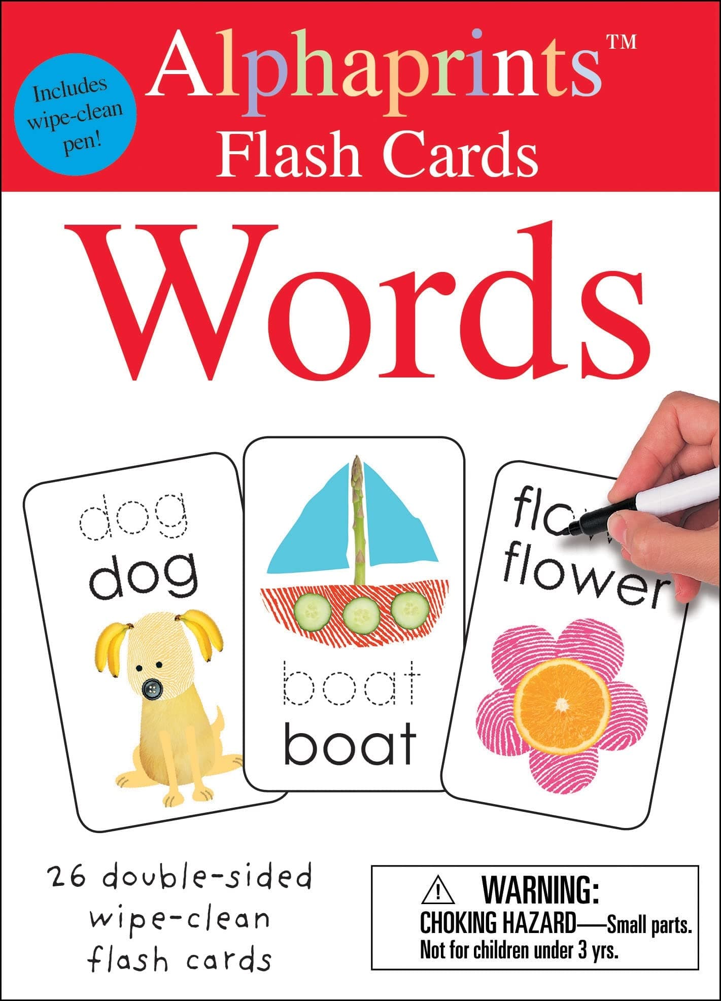 Alphaprints: Wipe Clean Flash Cards Words (Wipe Clean Activity Flash Cards)