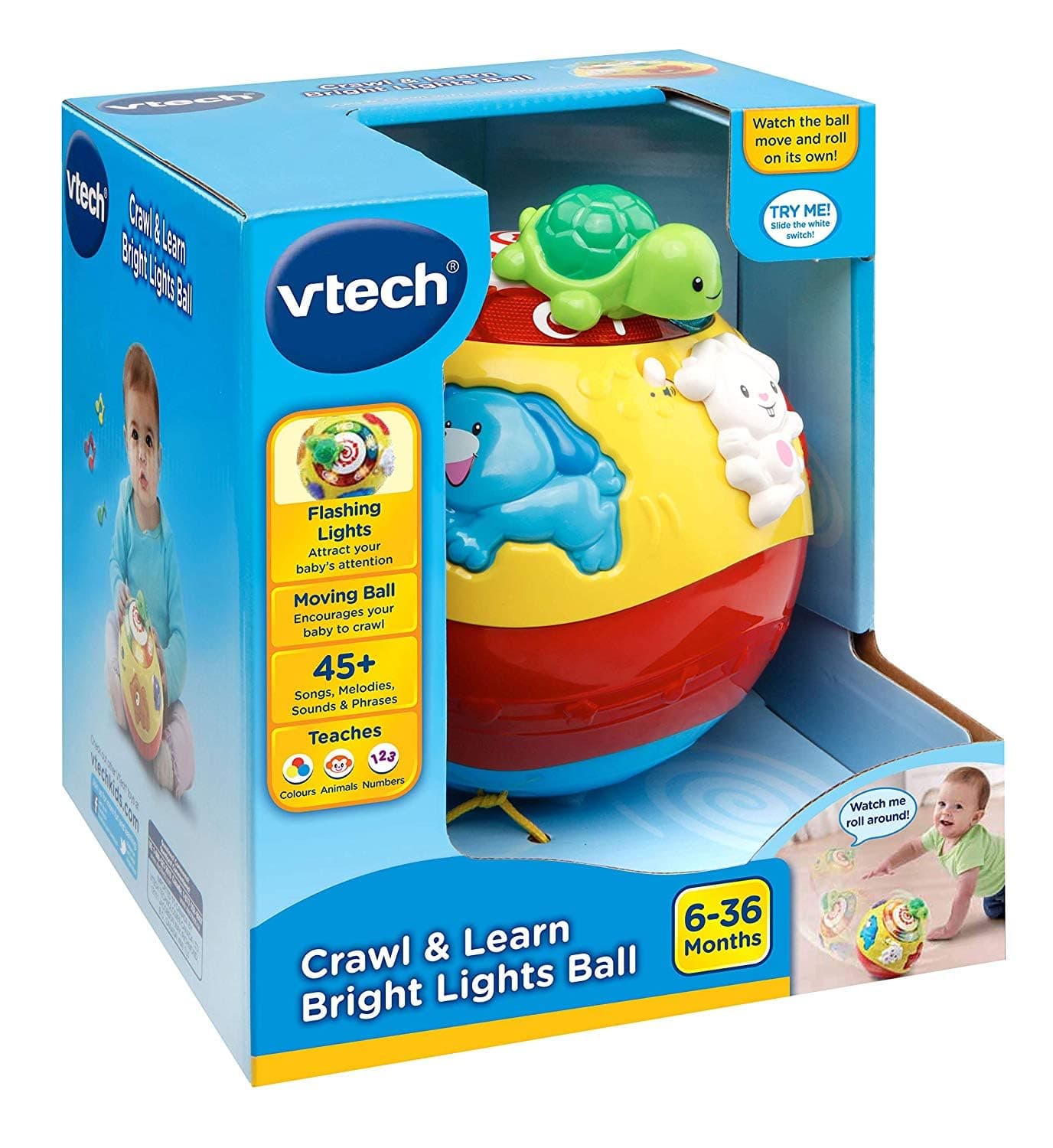 Crawl & Learn Bright Lights Ball From 6 Months+