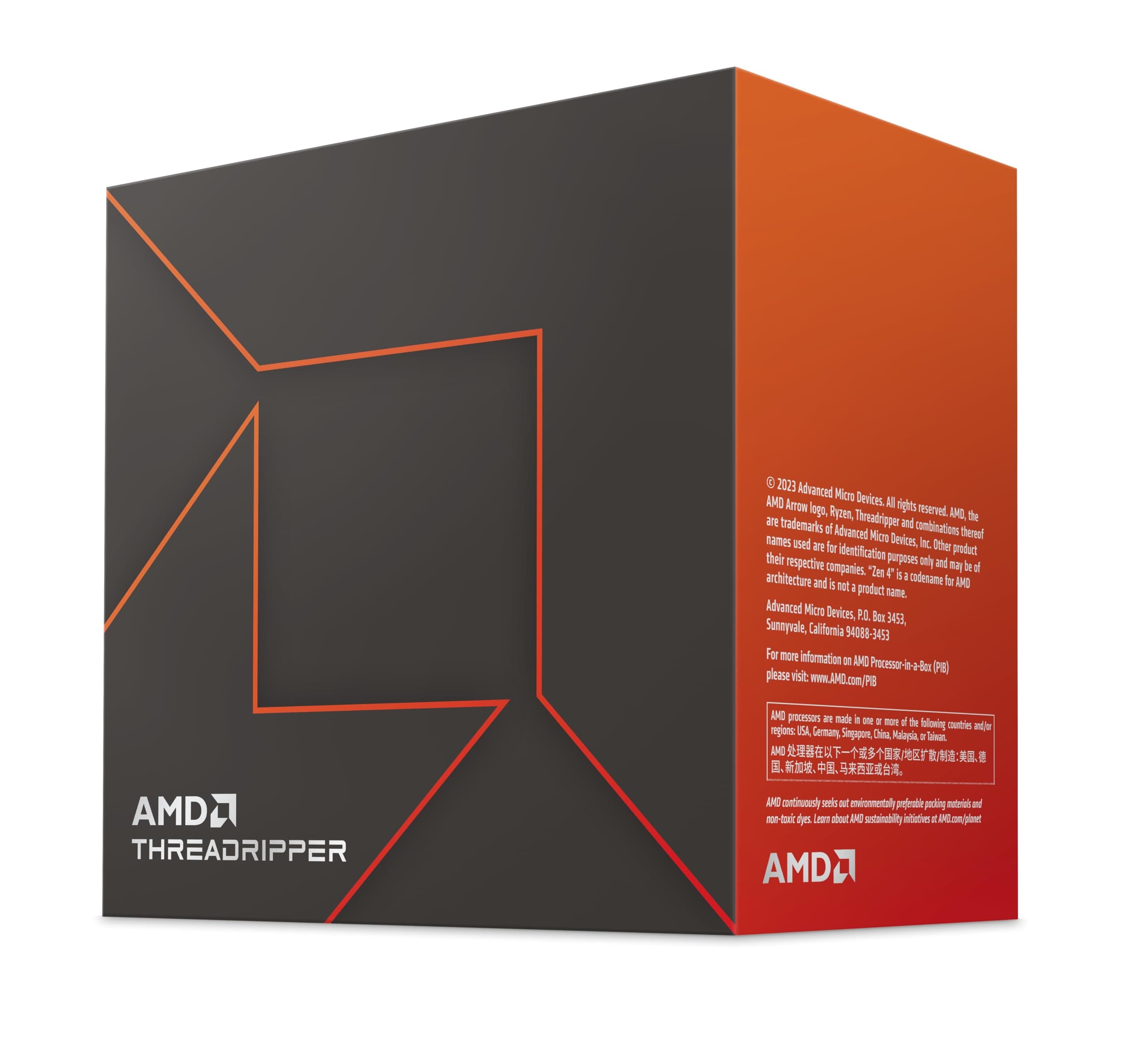 Ryzen� Threadripper� 7980X 64-Core, 128-Thread Processor