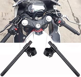 clip-ons handlebar Φ 53mm compatible with Ducati 748/749/999 fork Φ 53mm racing cafe racer build, Φ 7/8" bars Tilt angle 7° CNC aluminum