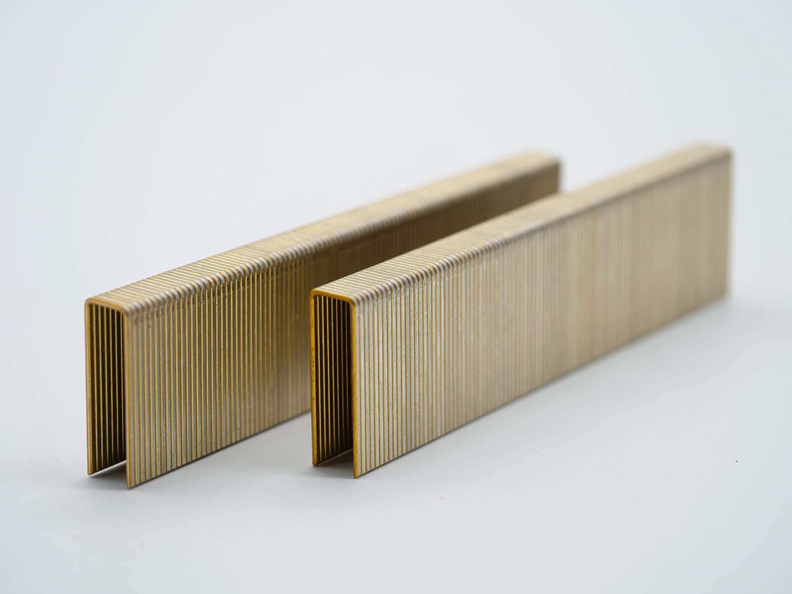 18GA Staples Medium Crown 3/8" Crown x 1-1/4" Length Galv. 2,600-Pack Senco M Style (PREBENA G32)