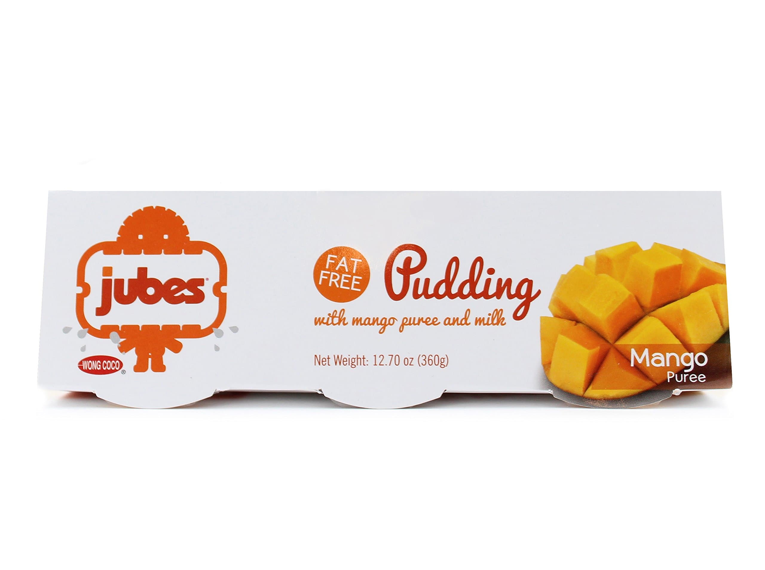 Jubes Mango Pudding Cups 12.7 oz (Pack of 3 x 12.7 oz)