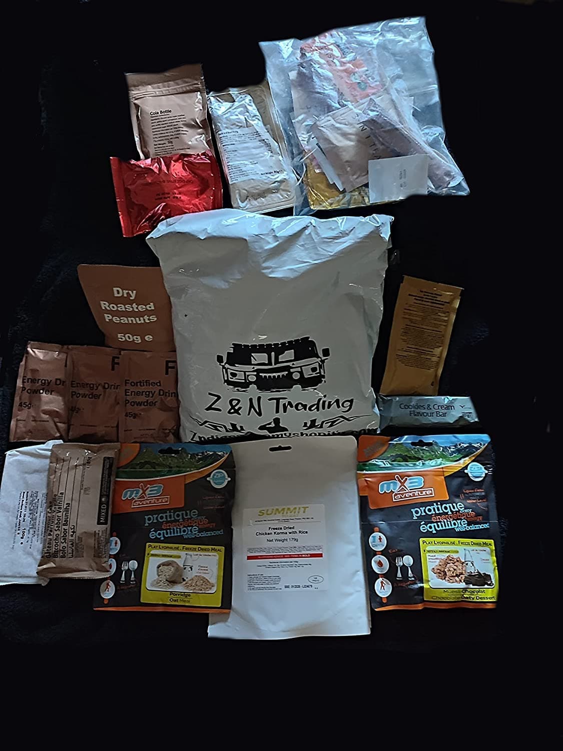 Z & N Trading British Army Cold Climate Ration Pack - British Military 24hr MRE - Menu 6 - Survival Food - Camping Food - Outdoor Food