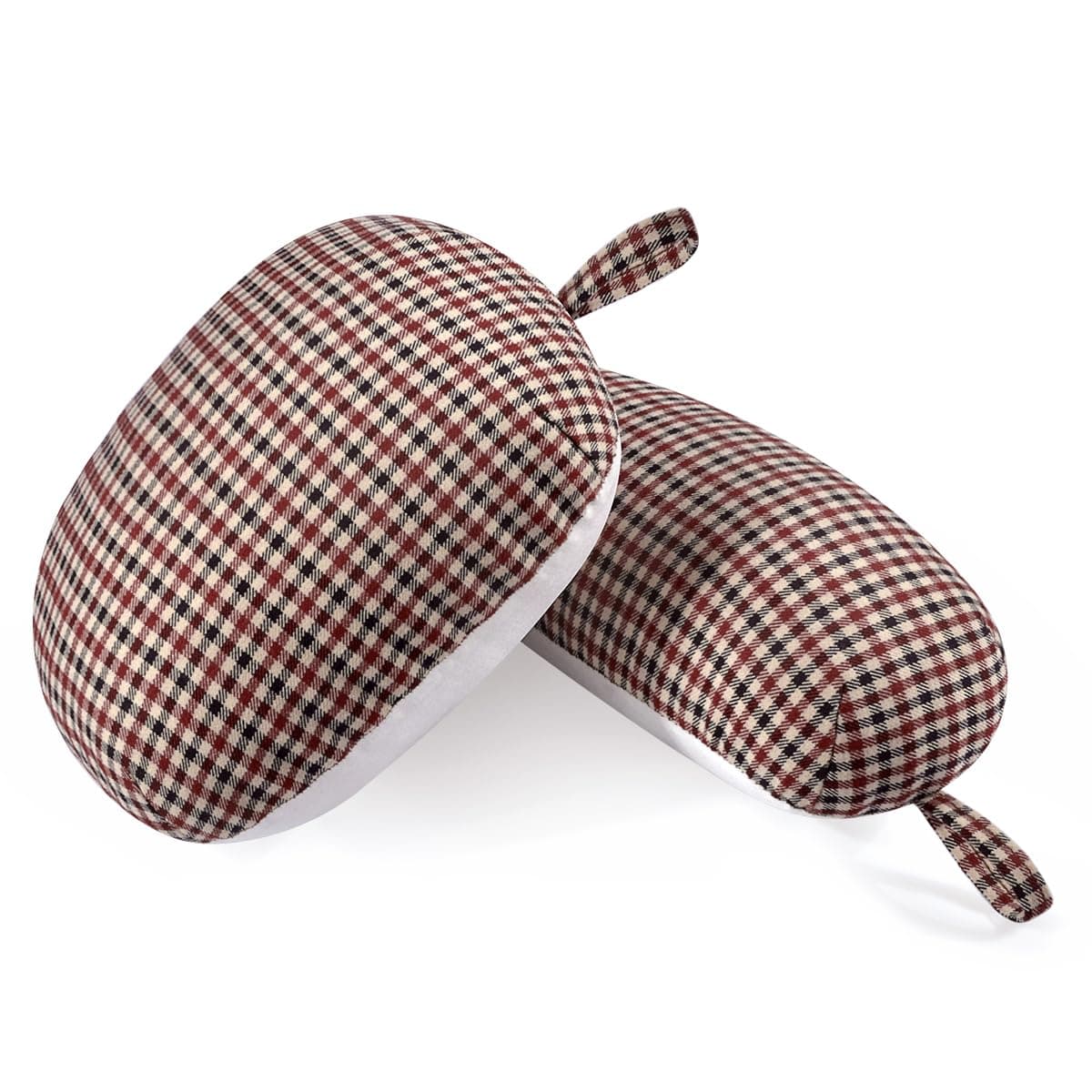 3 BUZZLETT Tailor’s Ham and Seam Roll Set – Premium Tailors Ham for Ironing – Professional Pressing Tools – Linen and Doll Cotton Press Ham for Ironing Smaller Curved Seam