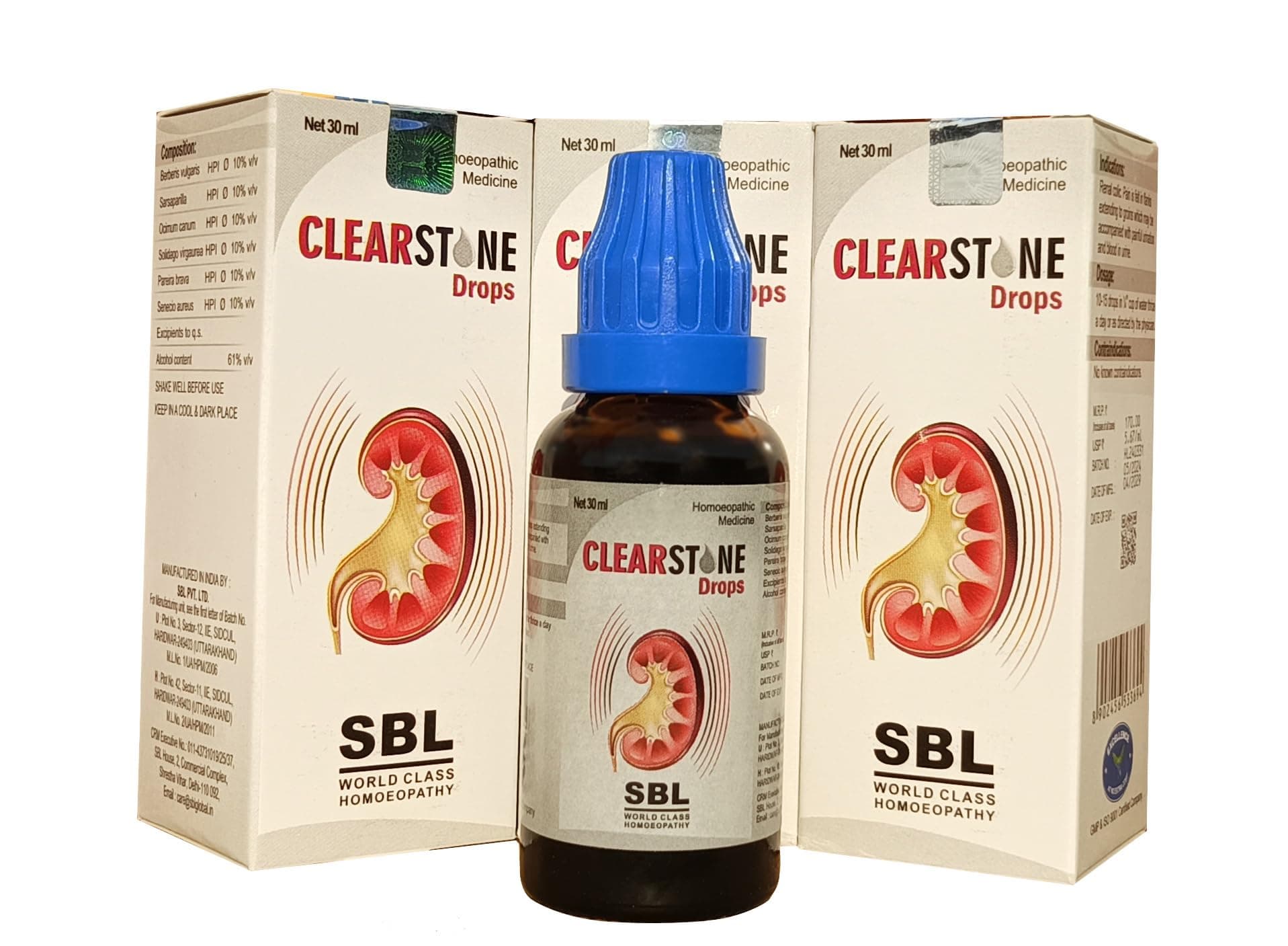 SBL Clearstone Drops - Pack of Three 30 ml