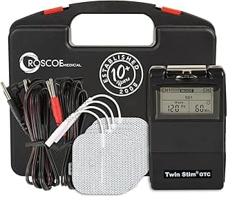 TENS Unit and EMS Muscle Stimulator - OTC TENS Machine for Back Pain Relief, Lower Back Pain Relief, Neck Pain, or Sciatica Pain Relief, Clinical Strength TENS 7000 Stim Machine