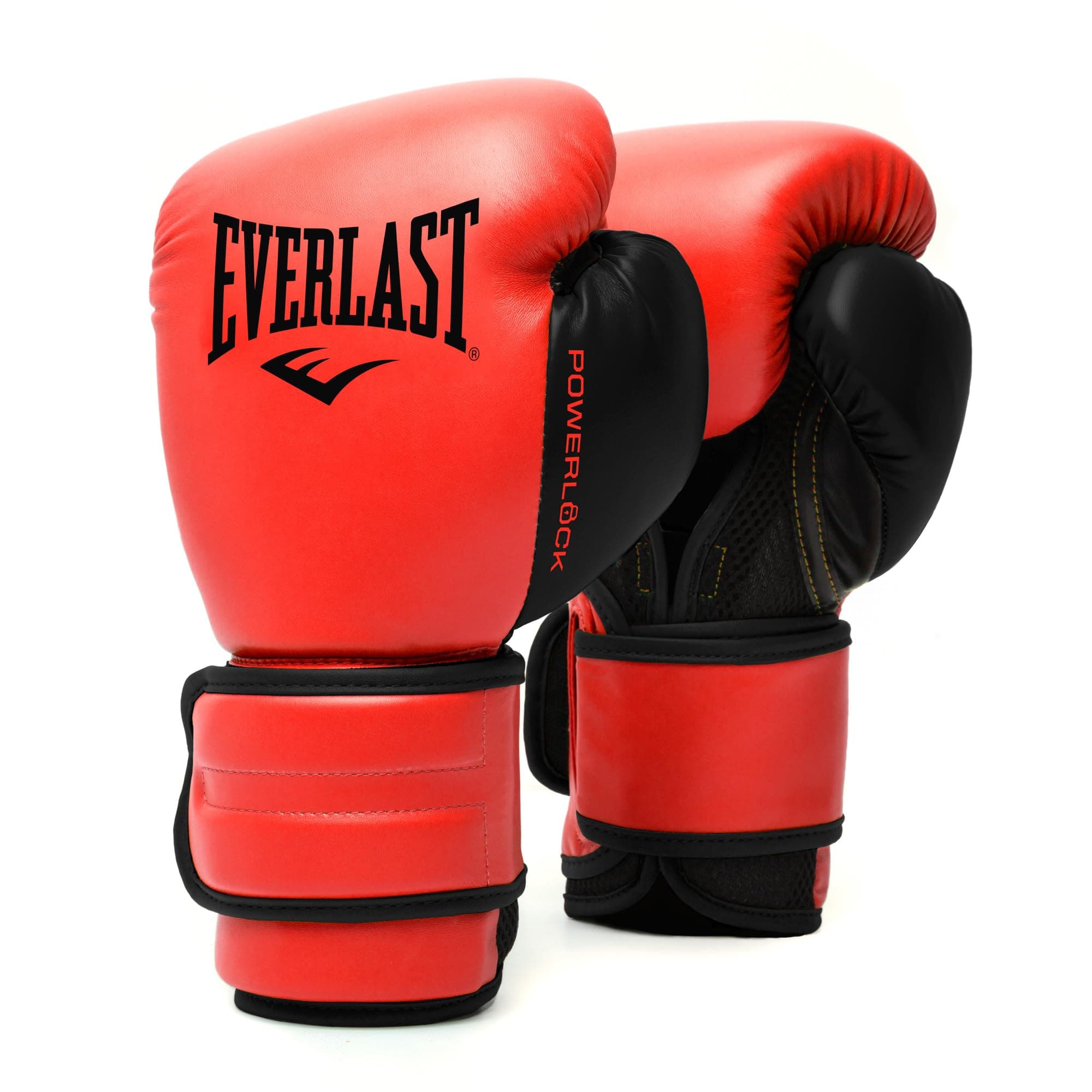 Everlast Powerlock 2 Hook & Loop Boxing Gloves | Fight Training Gloves | Hook and Loop with Durable Hand & Wrist Support | Heavy Bag & Fitness Training