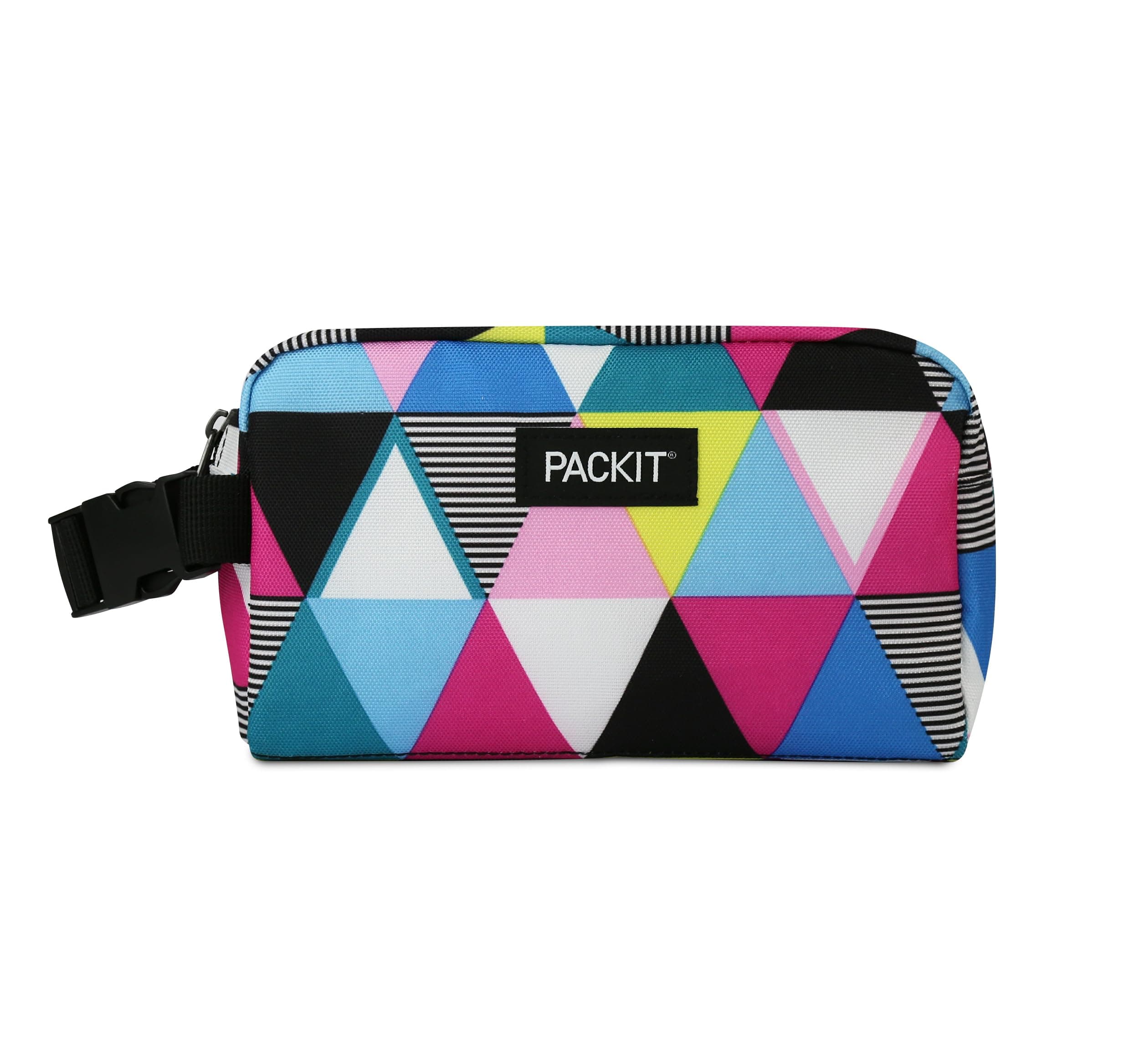 PackIt AMZ-SX-TST Freezable Snack Box, Triangle Stripes
