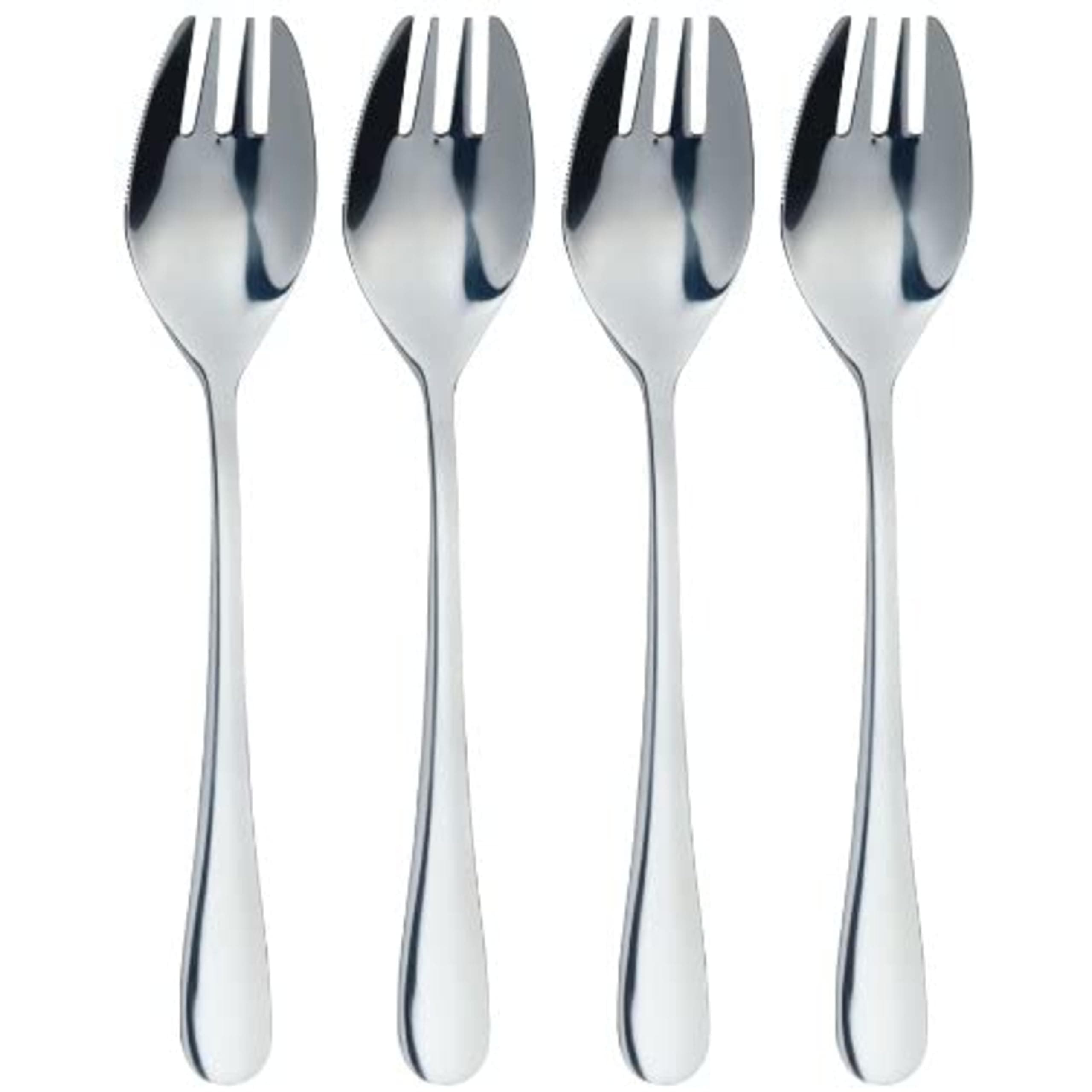 MasterClass KitchenCraft MCBUFFETF Stainless Steel Buffet Fork Set, 4 Pieces, Silver