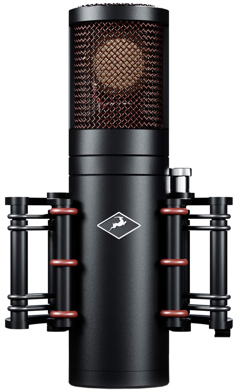 Antelope Audio Edge Go Large Diaphragm Condenser USB C Microphone for PC, Computer & Desktop — Studio Mic for Audio Voice, Music Recording, Live Streaming & Podcasting — Black Mic w/ 18 Vintage Models