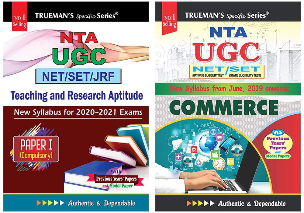 Trueman's UGC NET/SLET General Paper I+Commerce (set of 2 Books)