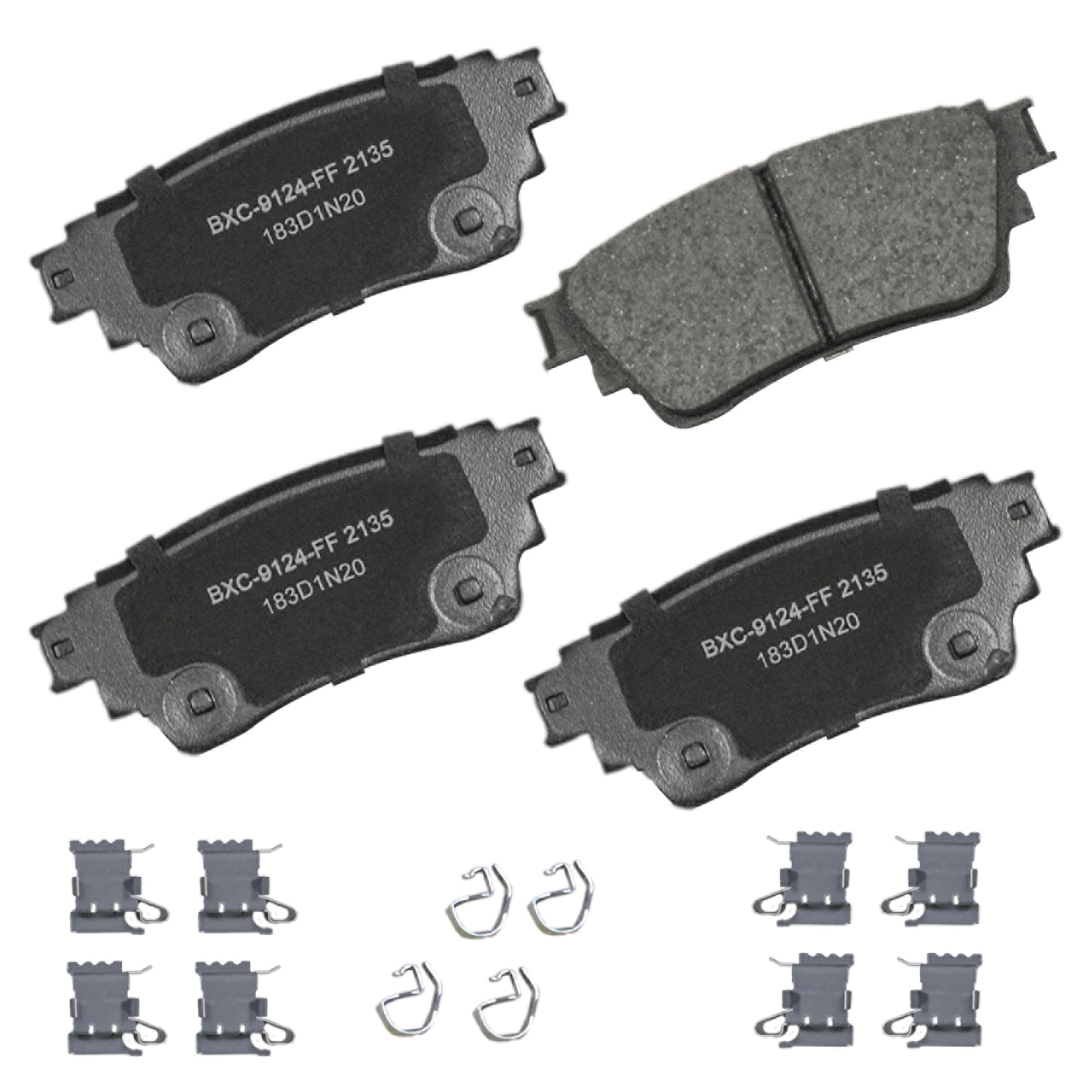 Bendix Premium SBC2135 Ceramic Rear Brake Pads for Mitsubishi Eclipse Cross 2020, Eclipse Cross 2024-2022, Outlander 2021-2017, Outlander PHEV 2023-2018