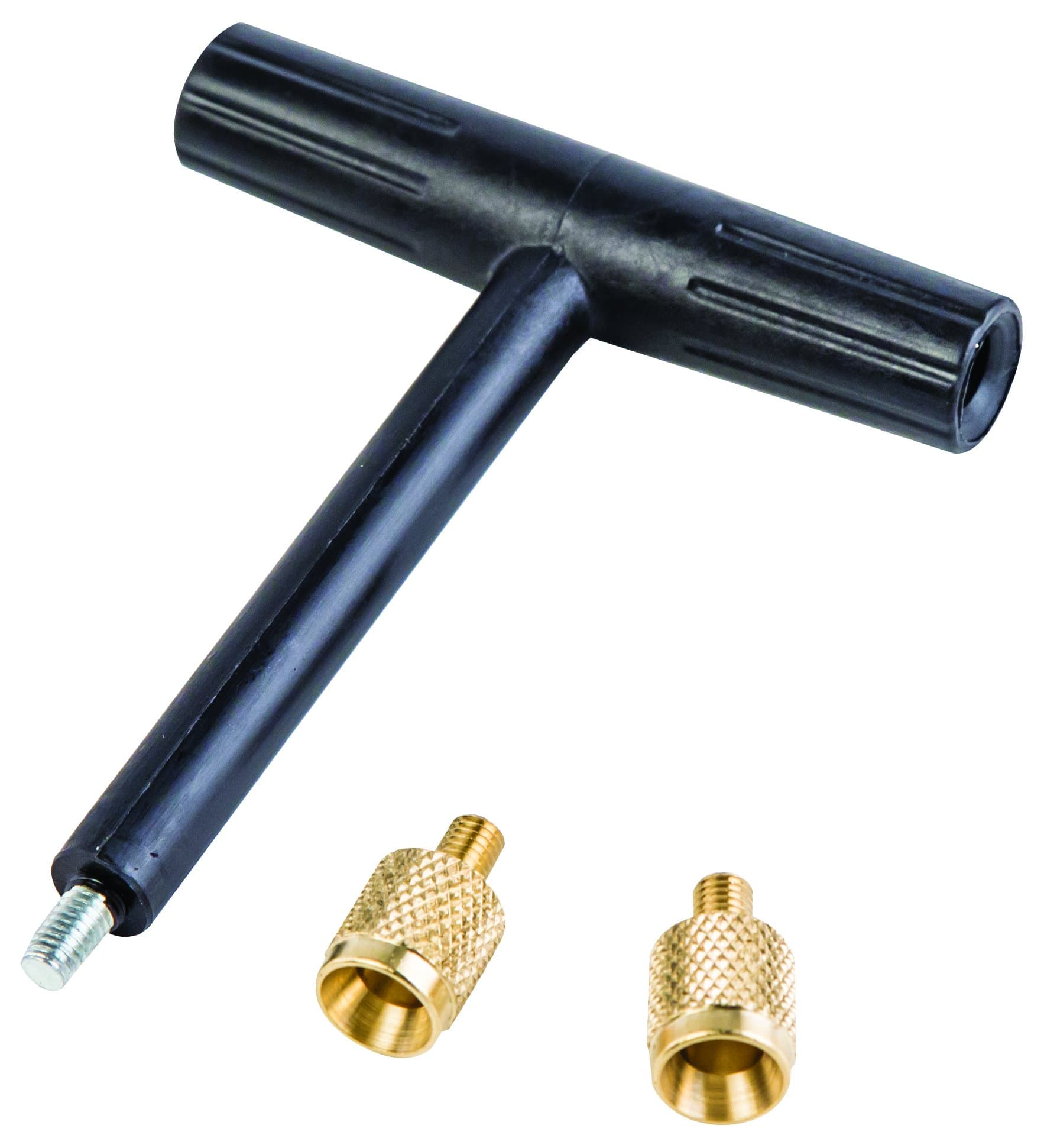 Thompson CenterT-Handle Short Starter with 2 Universal Loading Jags/ Tips, and 10-32 Threads for Reloading Black Powder and Muzzleloader Rifles, Hunting, Shooting, Gunsmithing, and Outdoors