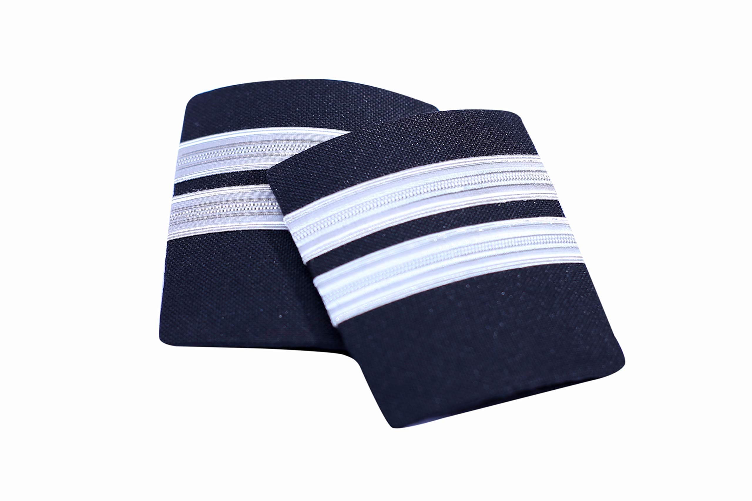 Pilot Epaulets - 2 Stripe (Silver)